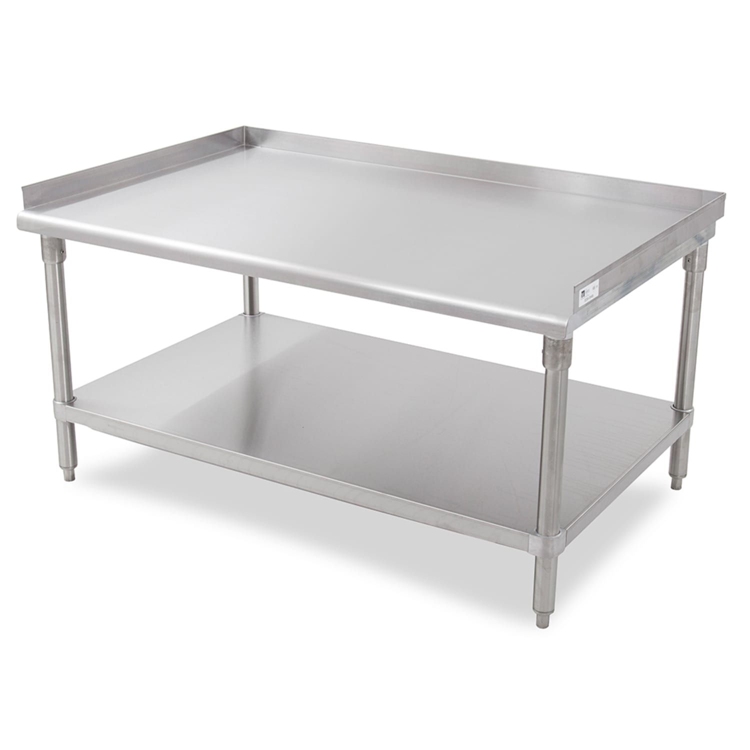 John Boos EES8-3072SSK 72 x 30 Stationary Equipment Stand for General Use, Undershelf, Stainless Steel