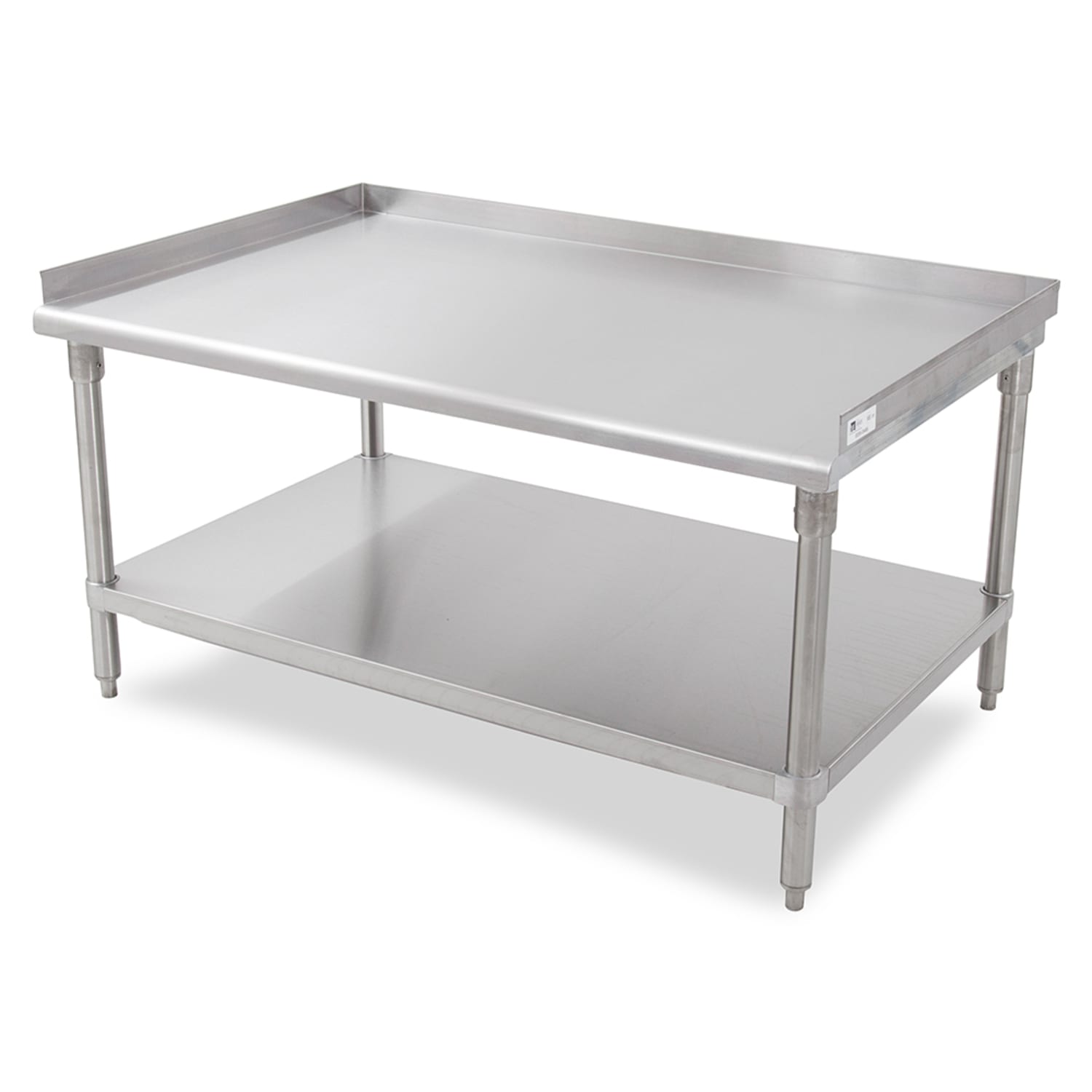 John Boos GS6-3018SSK 18 x 30 Stationary Equipment Stand for General Use, Undershelf, Stainless Steel Top, Adjustable Undershelf