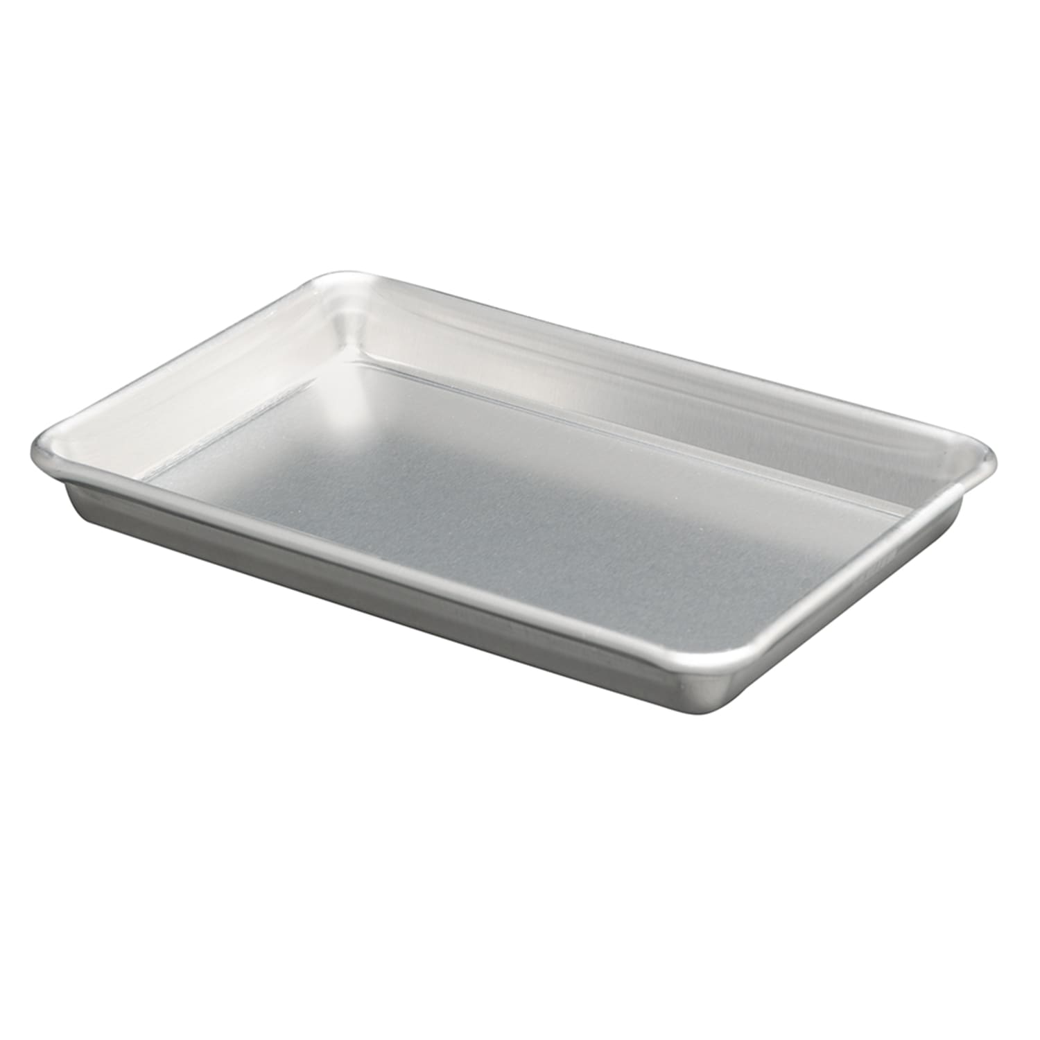 Vollrath 5228 1/8 Eighth Size Bun / Sheet Pan - 9 1/2 x 6 1/2 x 1, 16 gauge Aluminum, Natural Finish, Silver