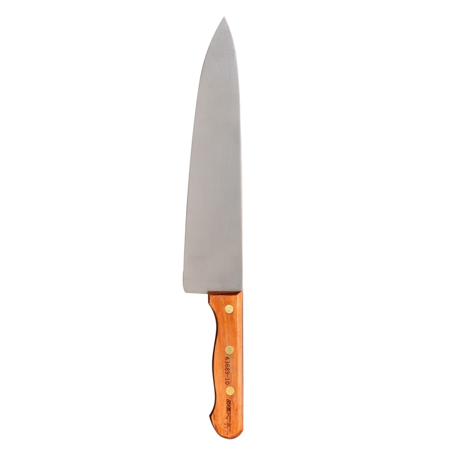 Dexter Russell 63689-10PCP 10 Chef's Knife w/ Rosewood Handle, Carbon Steel, High-Carbon Steel Blade, 10""