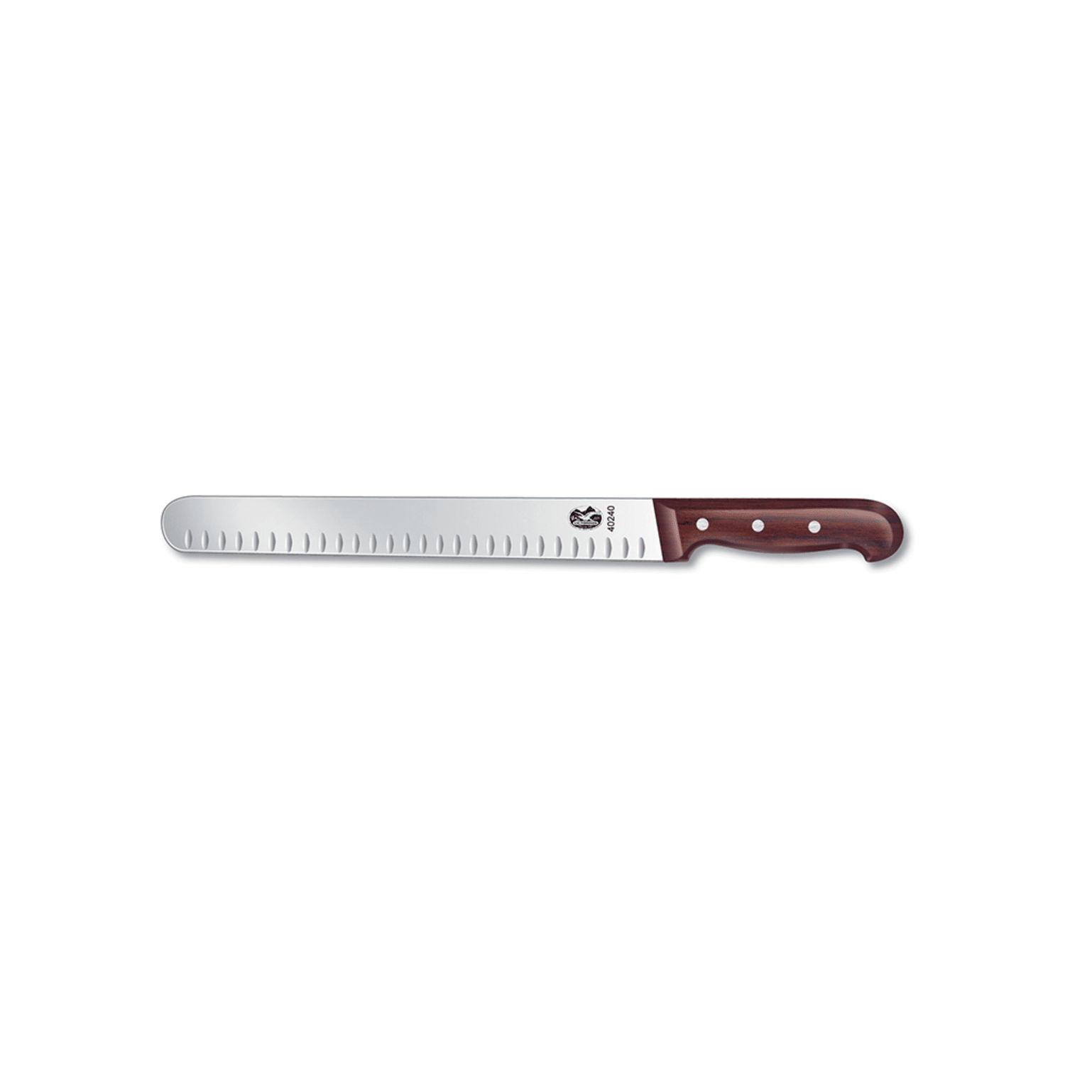 Victorinox 7.6059.12 Granton Edge Slicer Knife w/ 14 Blade, Rosewood Handle, Stainless Steel