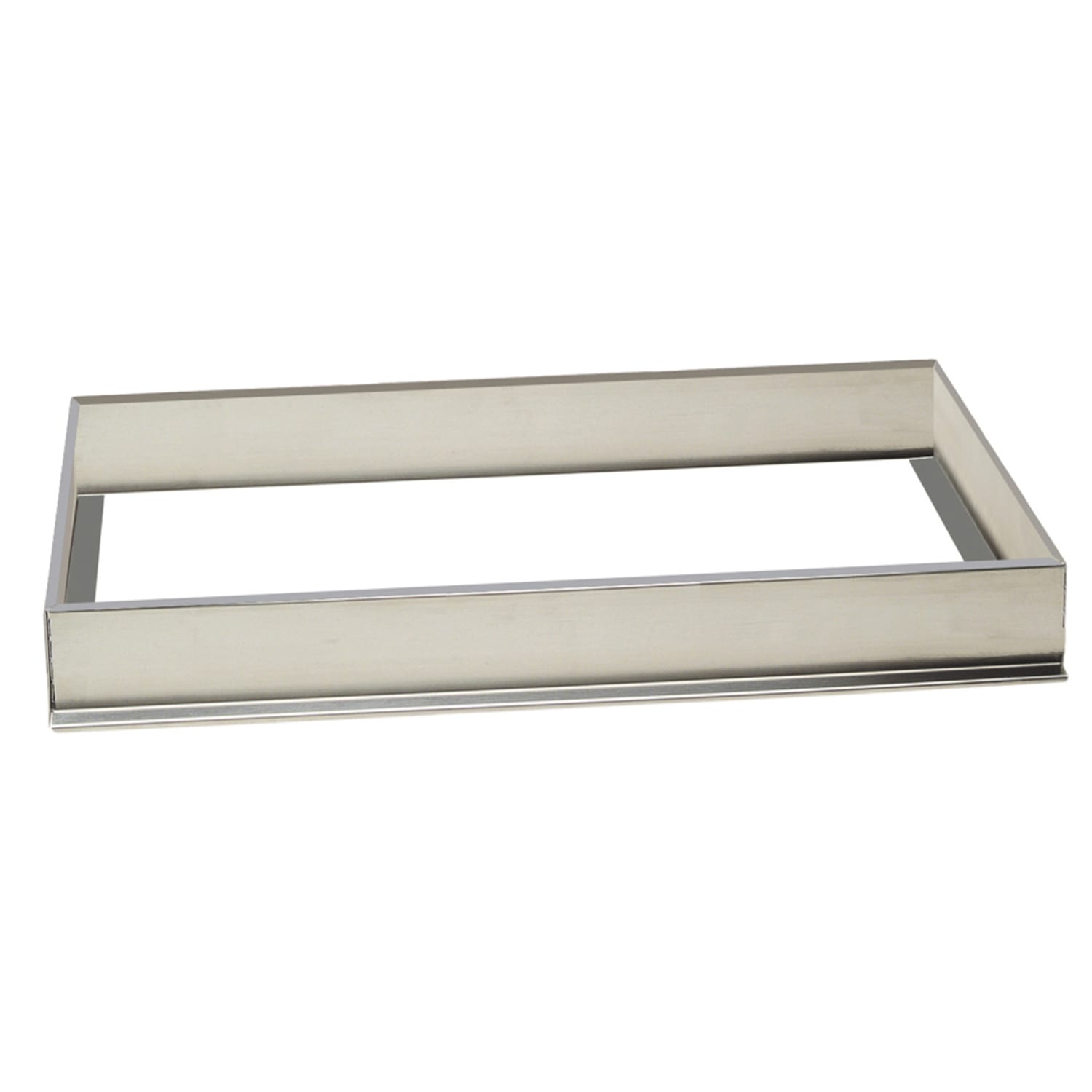 Cadco PS-TBS-HD Steam Pan Holder for 1 Full, 2 Half, & 3 Third Size Steam Table Pans, Stainless Steel