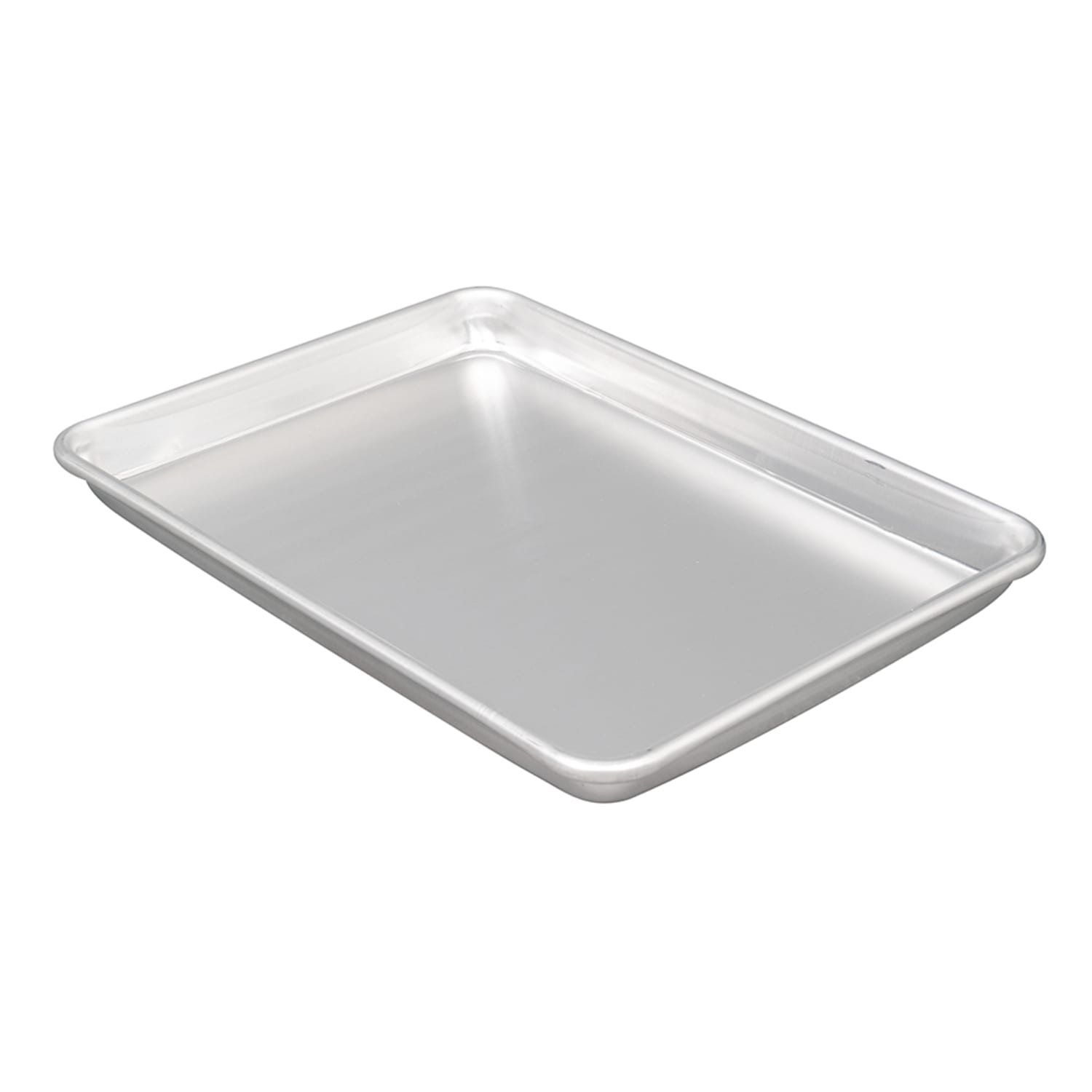 Vollrath 5220 1/4 Quarter Size Bun / Sheet Pan - 13 x 9 1/2 x 1, 16 gauge Aluminum, Natural Finish, Silver