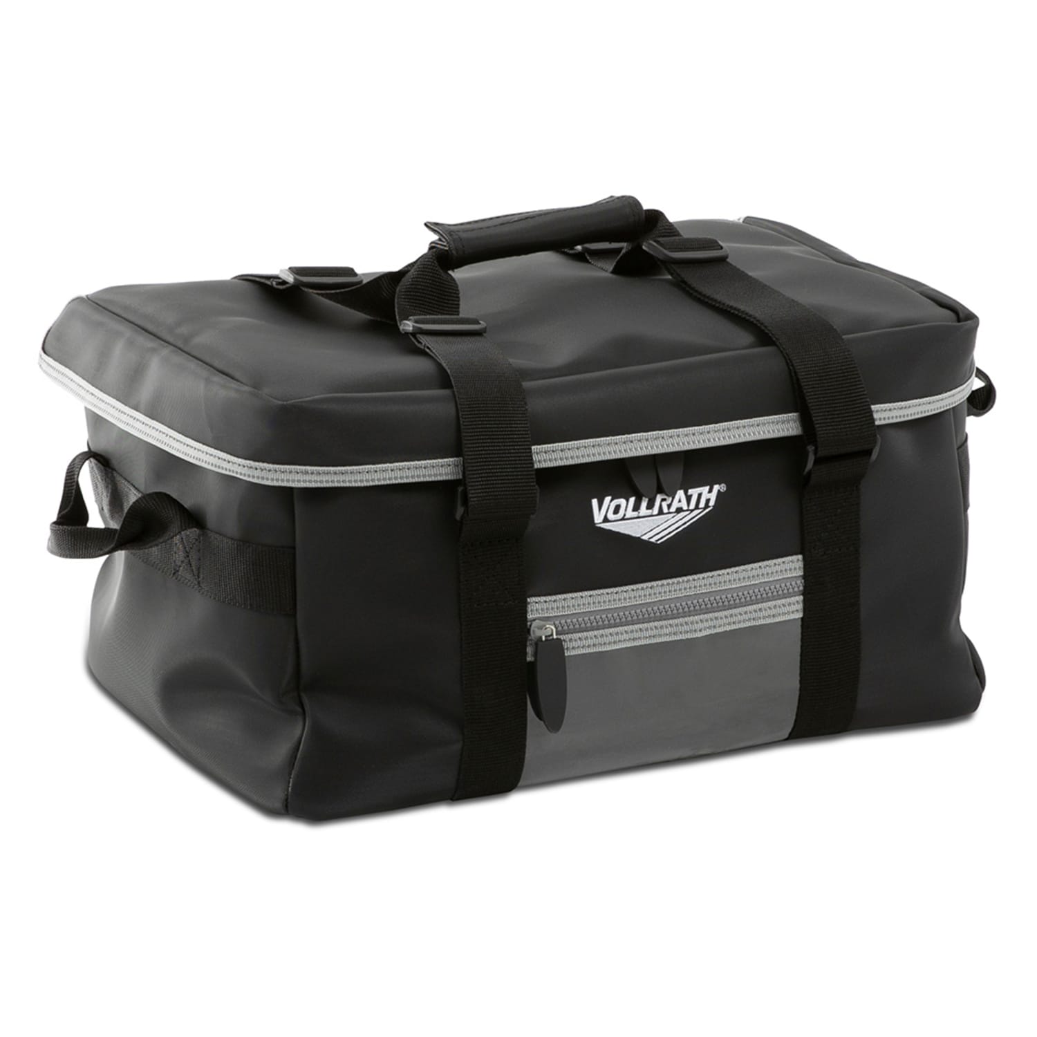 Vollrath VDBM500 Catering Bag w/ Vinyl Liner - 17 x 13 x 9, Black, Insulated