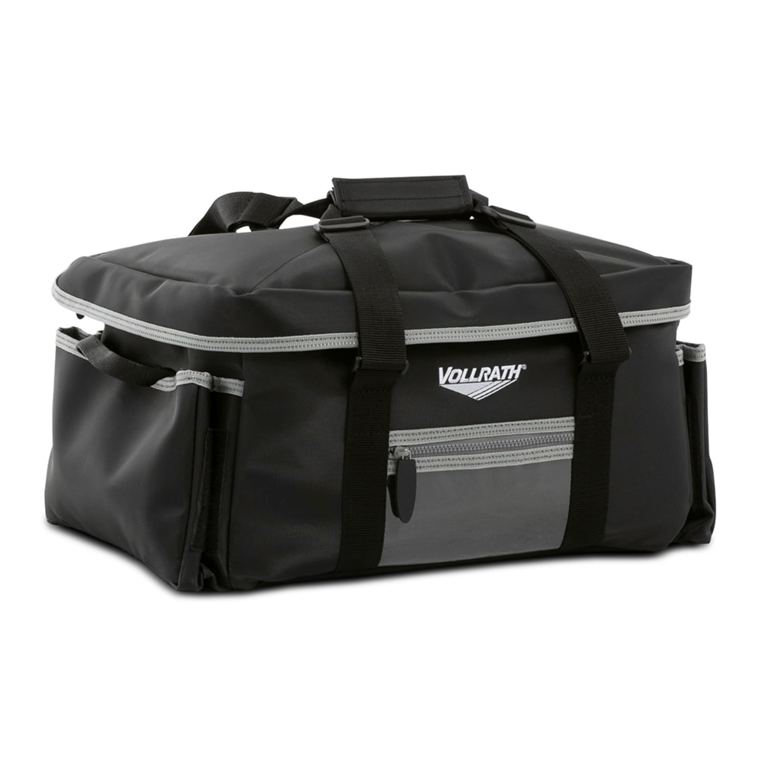 Vollrath VCBM300 Catering Bag w/ Removable Liner - 17 x 13 x 9, Black, Insulated, Case of 6