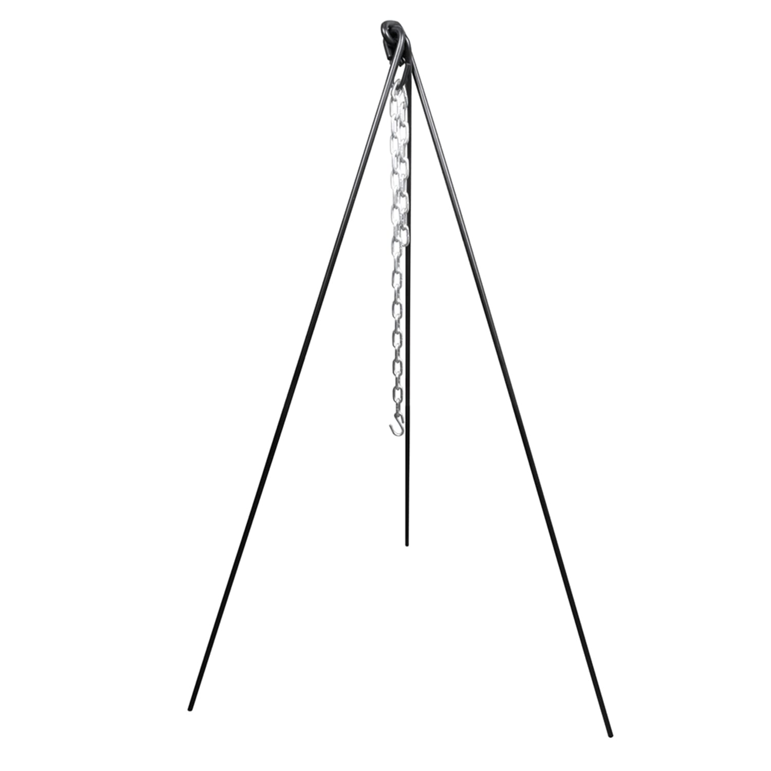 Lodge 5TP2 Tall Boy Tripod w/ 36 Chain & 1/2 Bar Stock, 60 Legs, Black