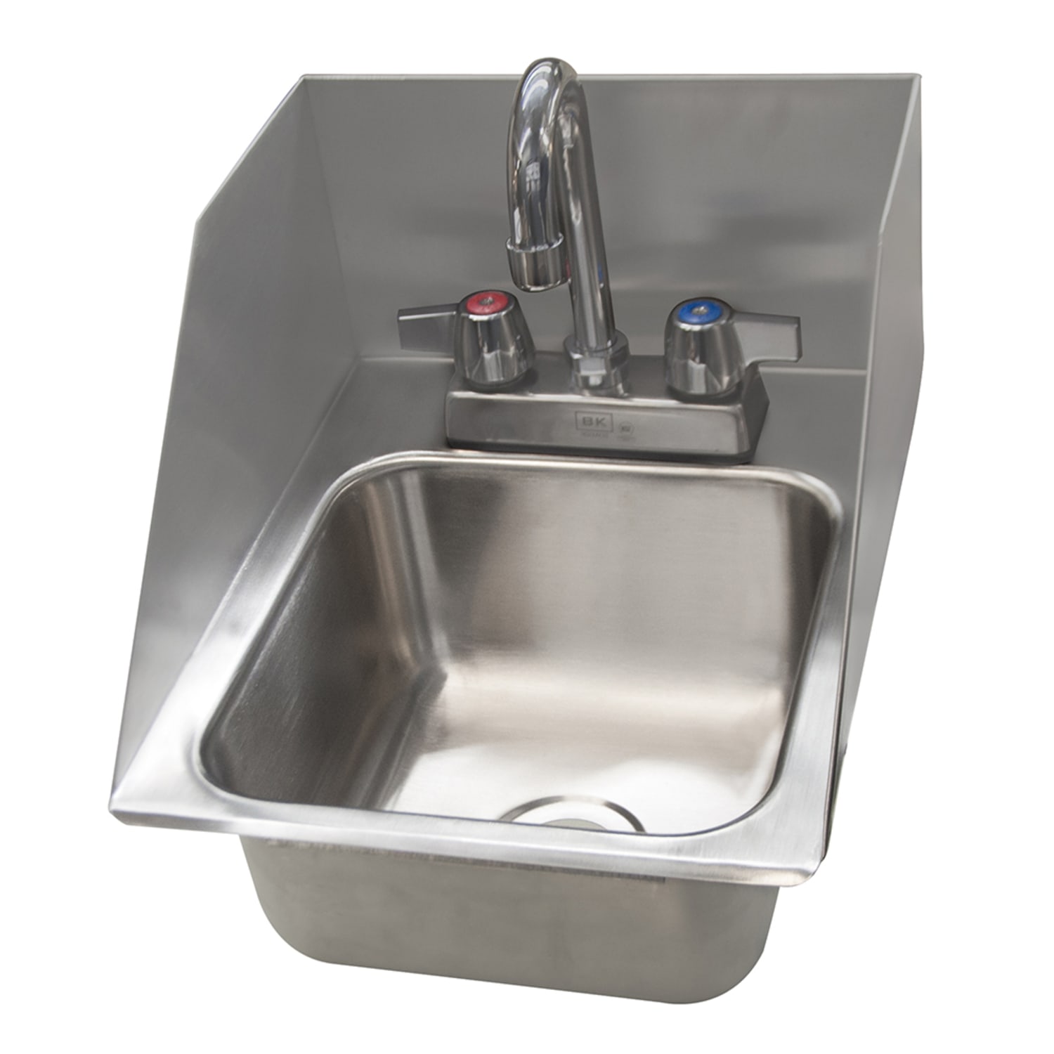 BK Resources DDI-0909524S-P-G 1 Compartment Drop-in Sink - 9 x 9, Drain Included, Stainless Steel