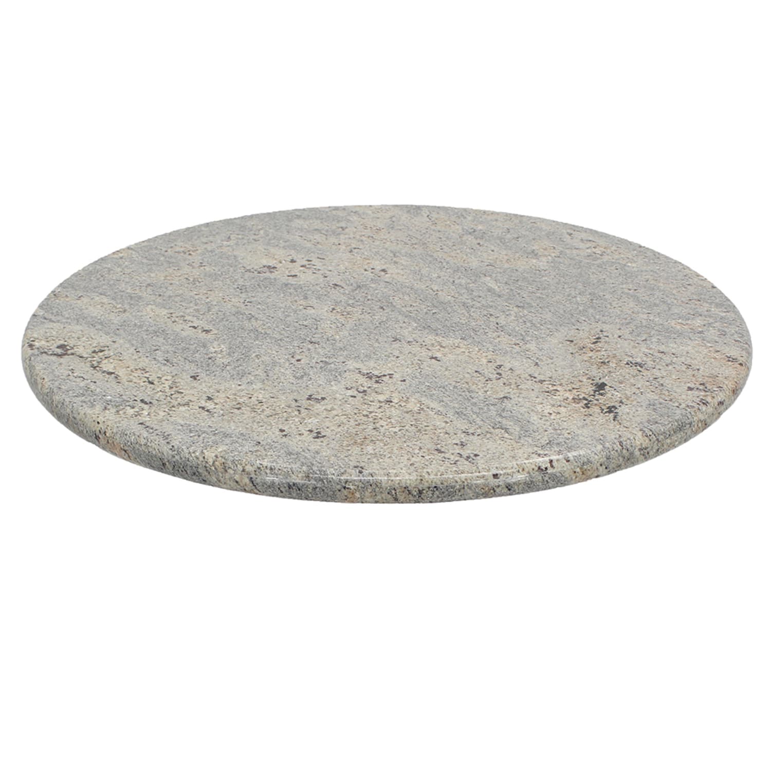 Art Marble G208 30 RD 30 Round Granite Table Top - Indoor/Outdoor, Kashmir White, Multi-Colored