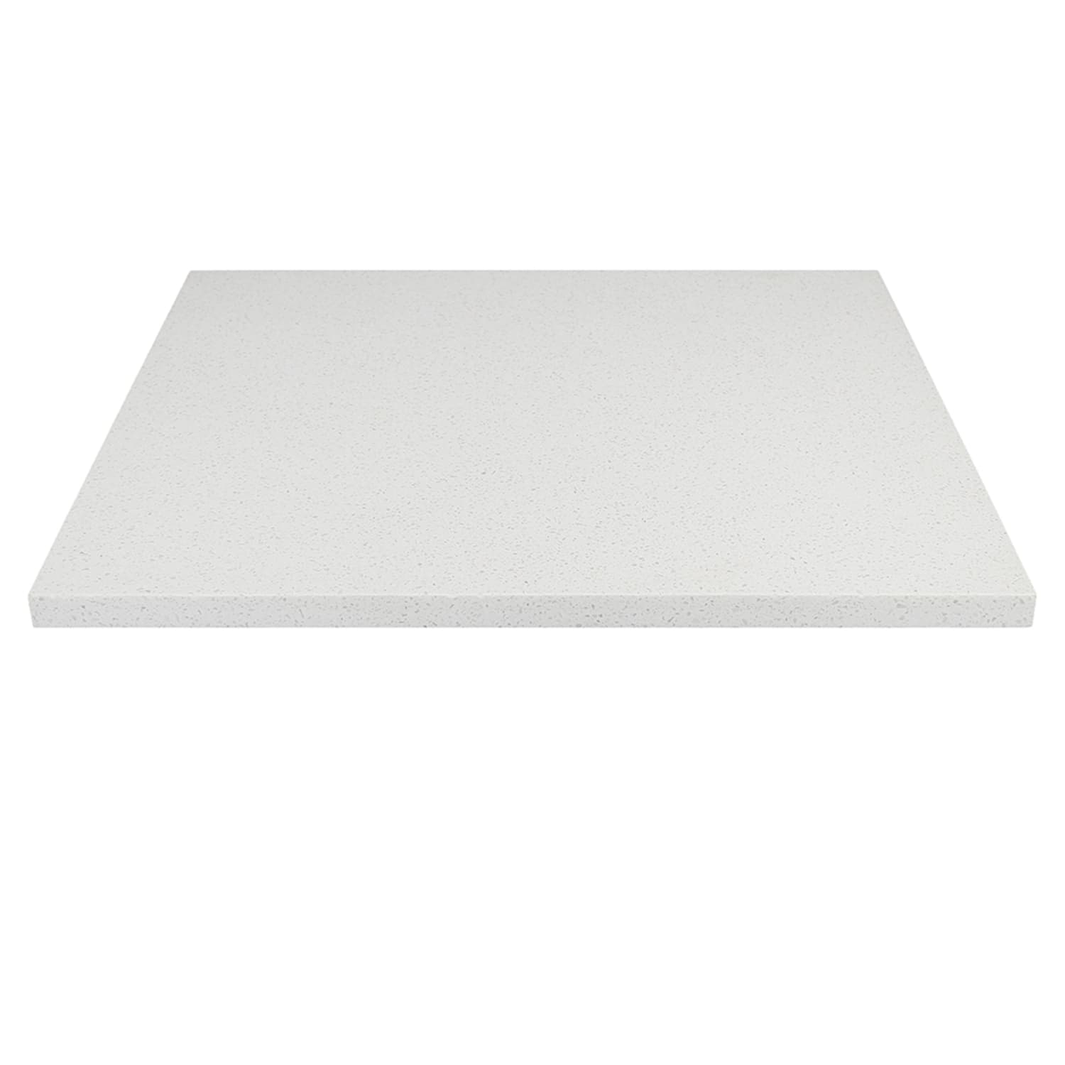Art Marble Q403 36X36 36 Square Quartz Table Top - Indoor/Outdoor, Snow White
