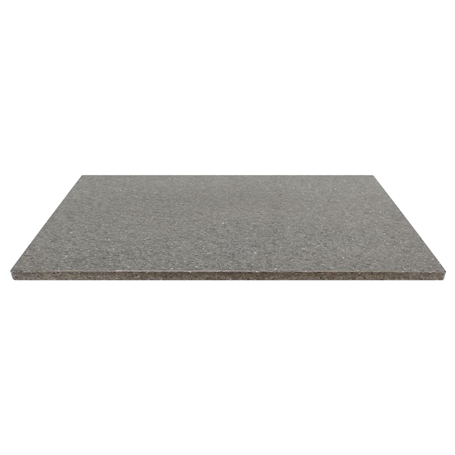 Art Marble Q405 30X72 30 x 72 Rectangular Quartz Table Top - Indoor/Outdoor, Storm Gray