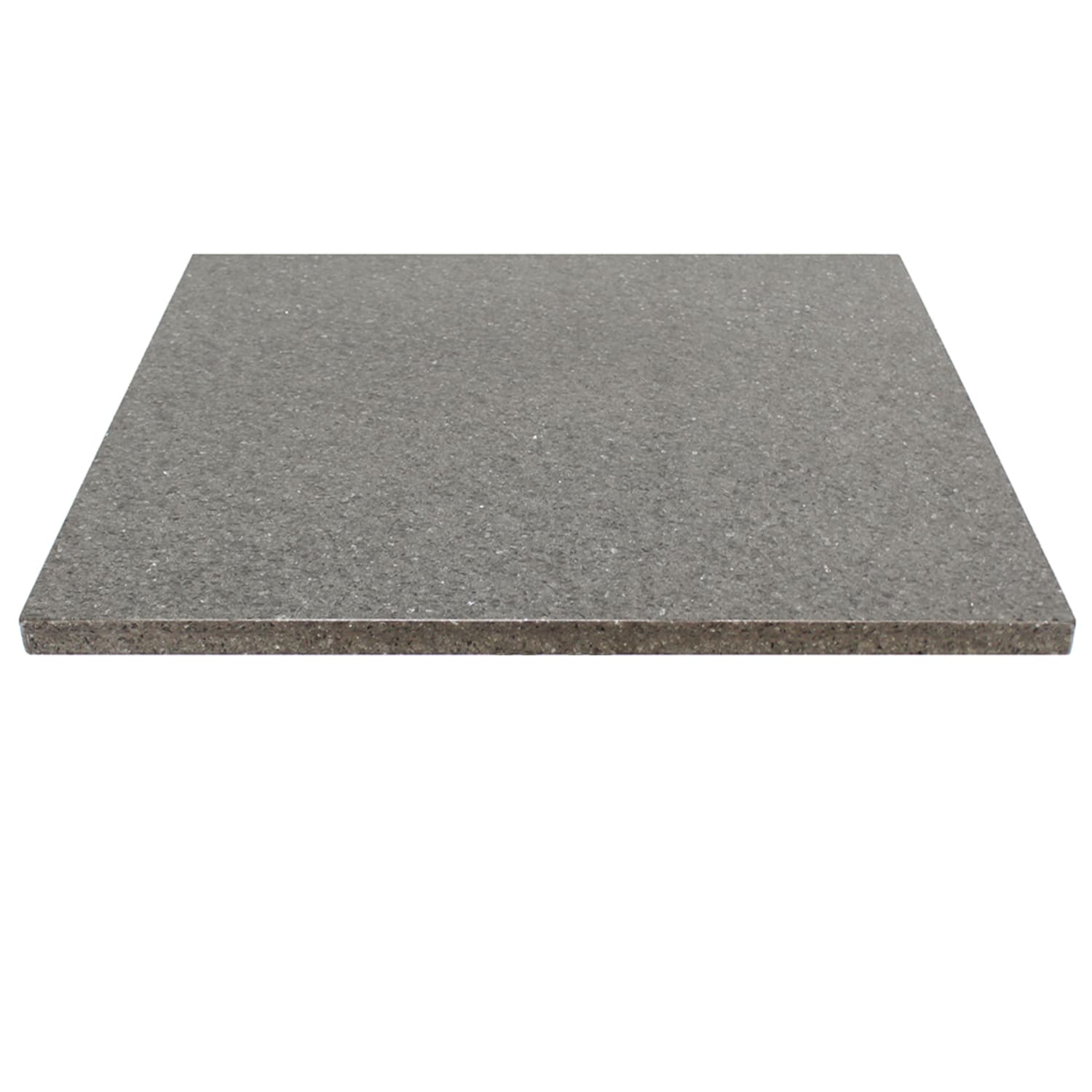 Art Marble Q405 36X36 36 Square Quartz Table Top - Indoor/Outdoor, Storm Gray