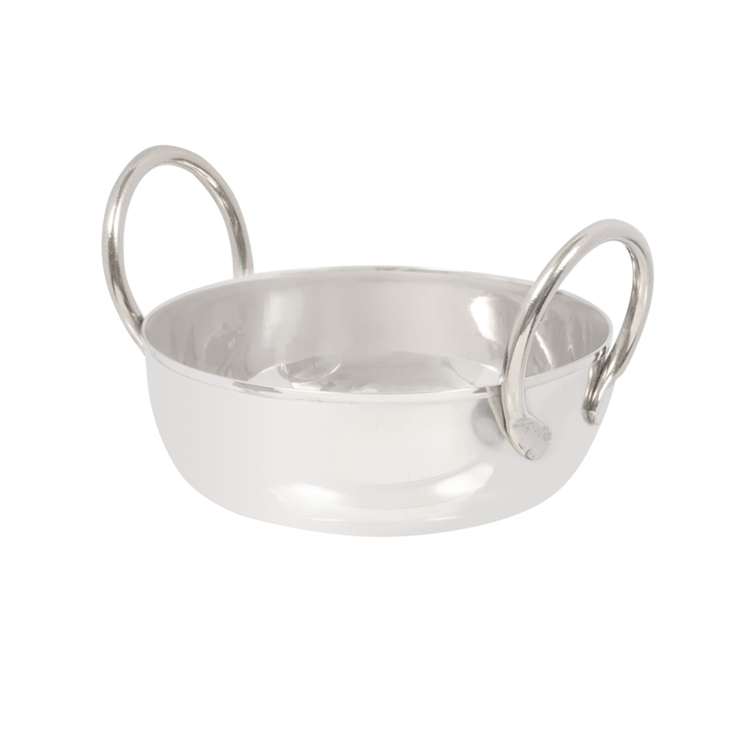 American Metalcraft BD35 10 oz Round Balti Dish, Stainless, Silver