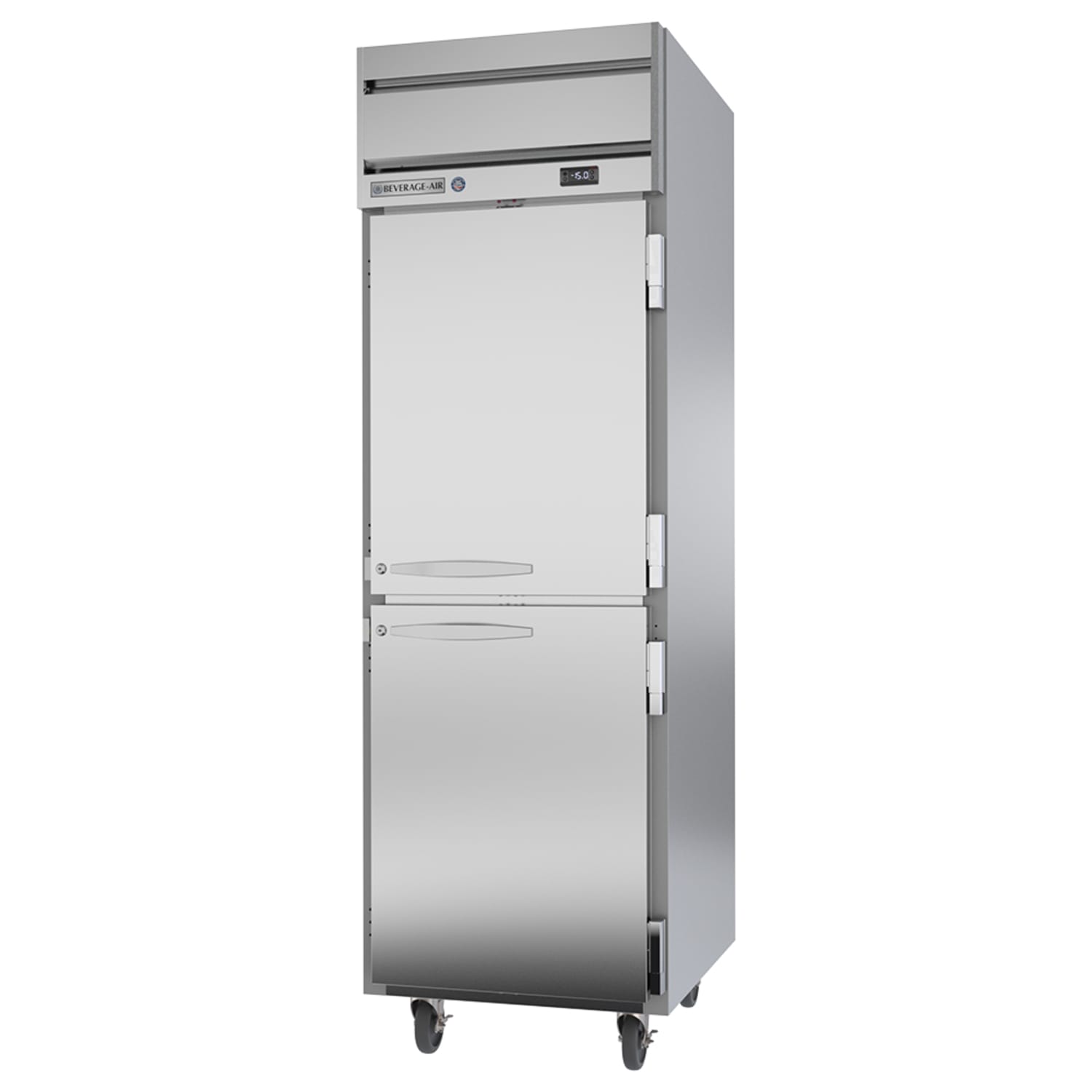 Beverage-Air HF1HC-1HS 26 Horizon Series 1 Section Reach In Freezer, 2 Right Hinge Solid Doors, 115v, Stainless Steel