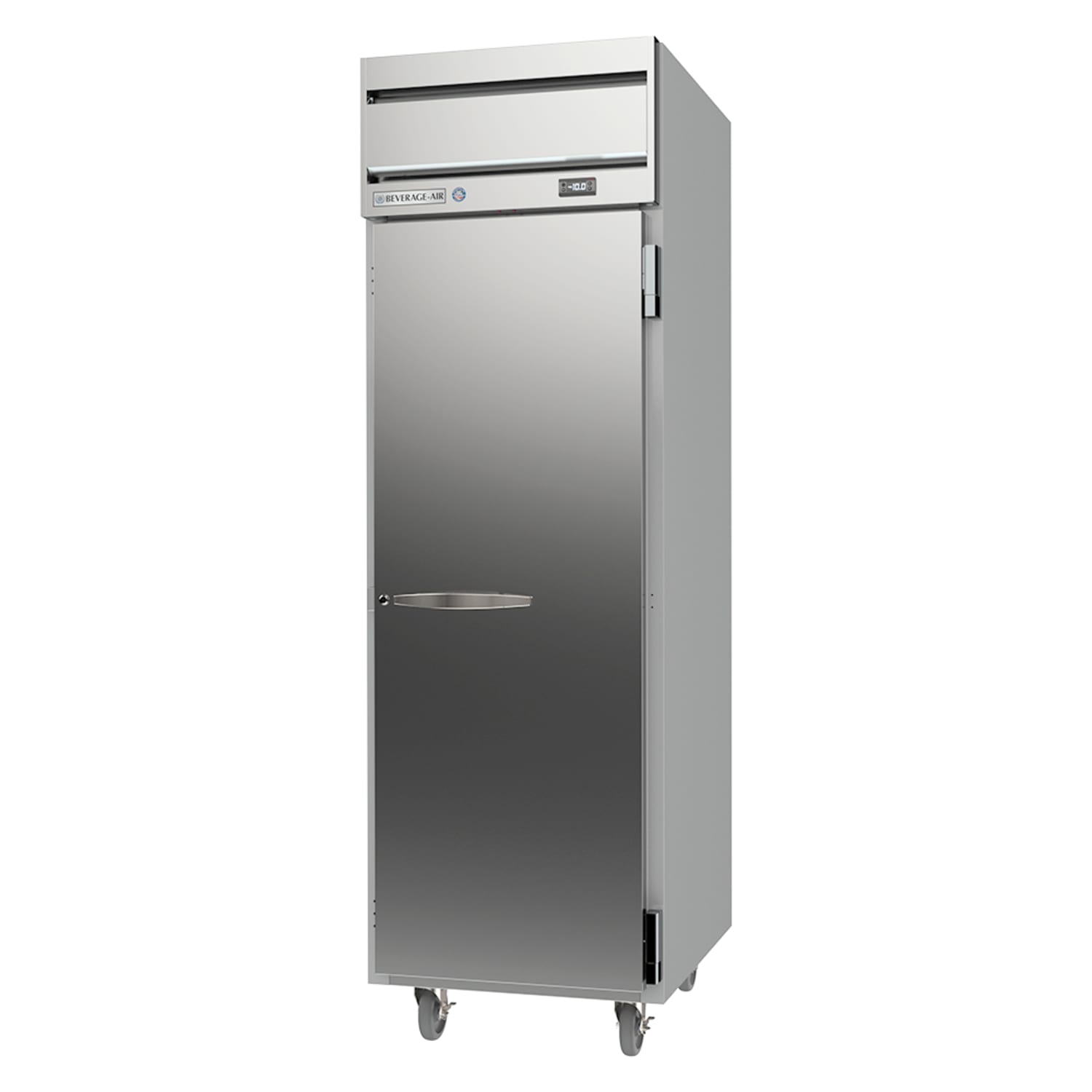 Beverage-Air HF1HC-1S 26 Horizon Series 1 Section Reach In Freezer, 1 Right Hinge Solid Door, 115v, 21.7 cu. ft., 3 Adjustable Shelves, Stainless Steel