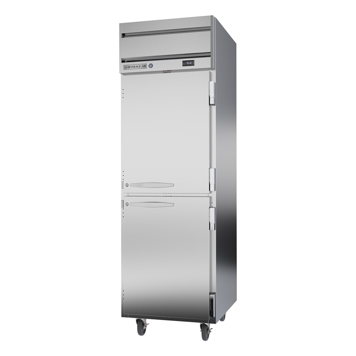 Beverage-Air HFP1HC-1HS 26 Horizon Series 1 Section Reach In Freezer, 2 Right Hinge Solid Doors, 115v, 115 V, Stainless Steel