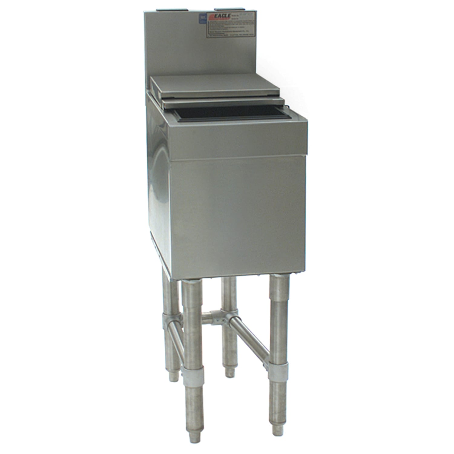 Eagle Group B12IC-19 12 Spec-Bar Underbar Ice Bin/Cocktail Unit w/ 34 lb Ice Bin, Stainless Steel, Stainless Steel, 12"" x 19""