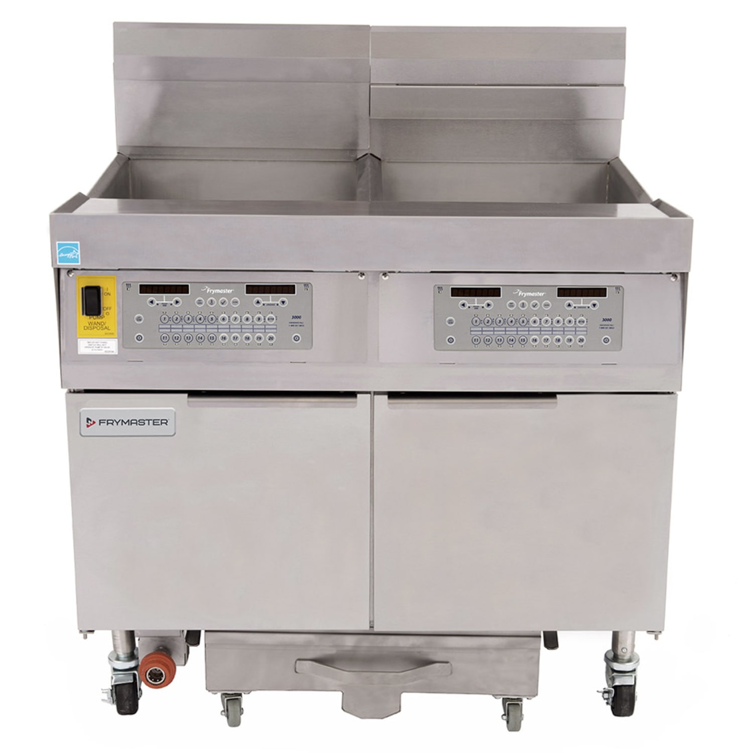 Frymaster FPLHD265 LP Decathlon Commercial Gas Fryer - Two 100 lb Vats, Floor Model, Liquid Propane, LP Gas, Stainless Steel, Gas Type: LP, 120 V