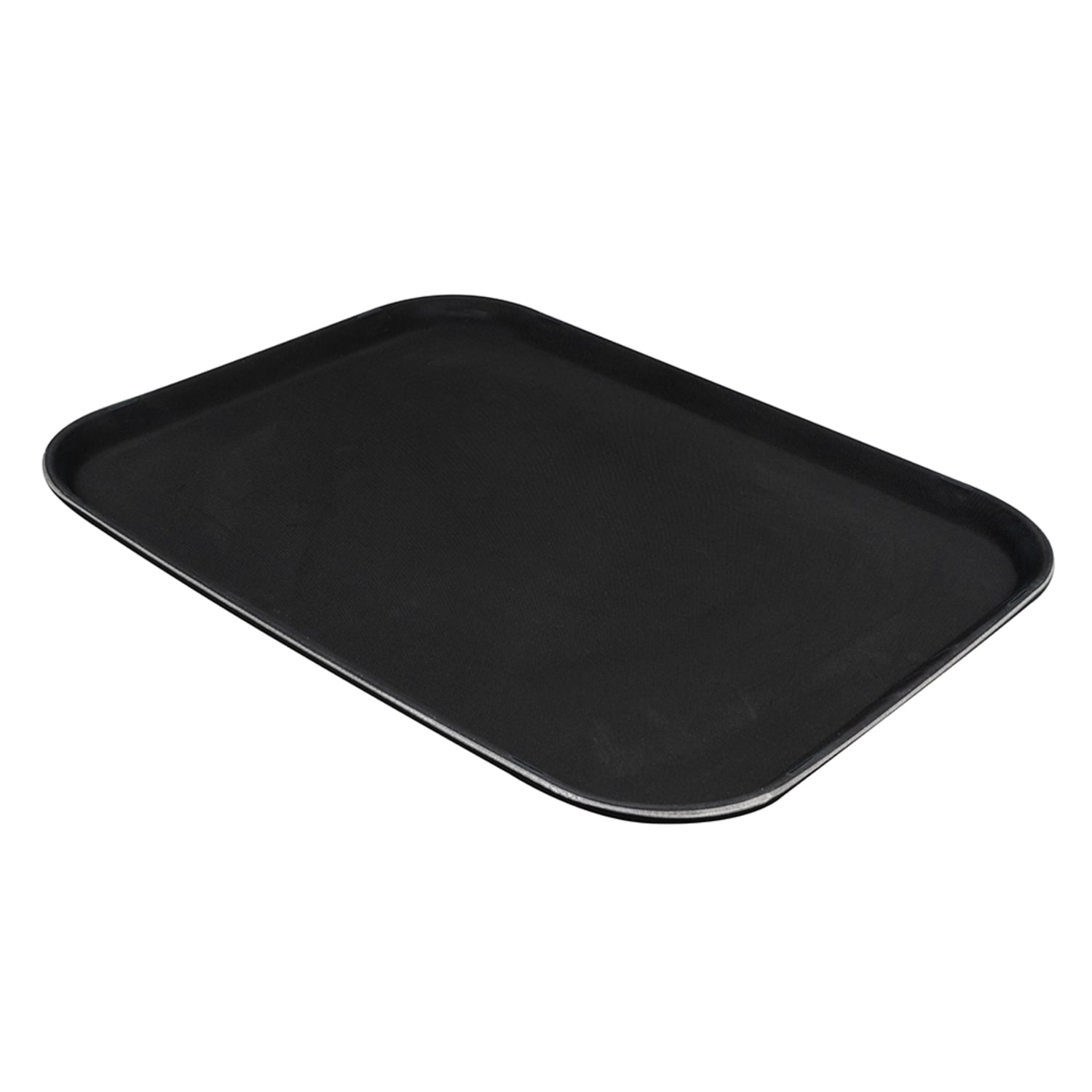 GET NS-1418-BK Rectangular Serving Tray, 14 x 18, Melamine, Black, 1 Dozen