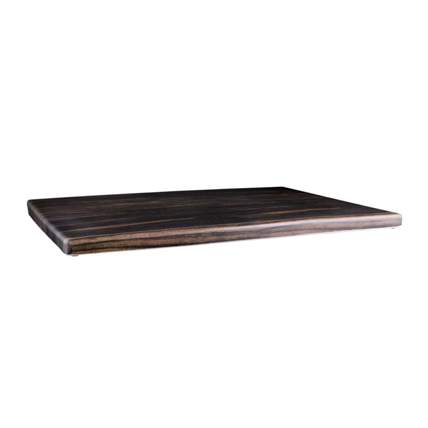 Elite Global Solutions M15241-ZW Rectangular Fo Bwa Modular Riser - 24 x 15, Melamine, Faux Zebra, Black
