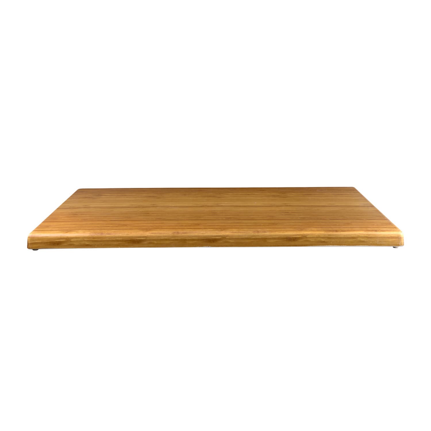 Elite Global Solutions M15241-BB Rectangular Fo Bwa Modular Riser - 24 x 15, Melamine, Faux Bamboo, Brown