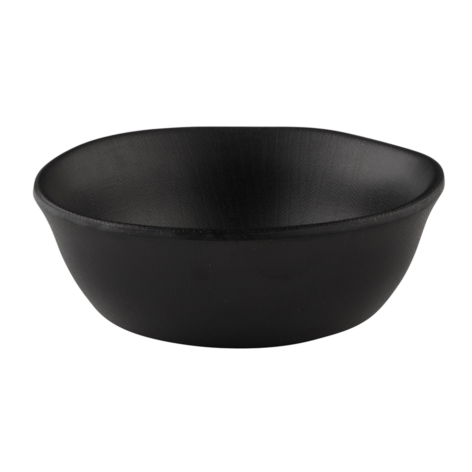 Elite Global Solutions ECO1015-B 10 oz Round Melamine Bowl, Black, 5"" x 1 3/4"", Case of 6