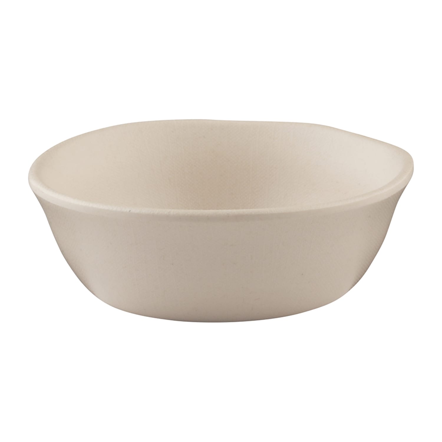 Elite Global Solutions ECO1015-PP 10 oz Round Melamine Bowl, Papyrus, Papyrus Khaki Brown, 5"" x 1 3/4"", White, Case of 6