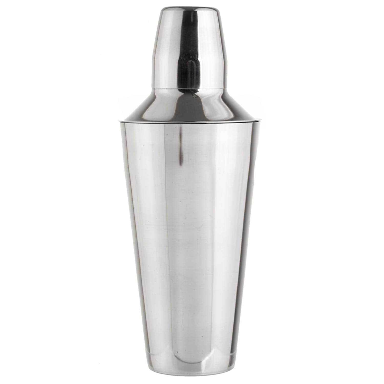 Tablecraft 377 28 oz Stainless Bar Cocktail Shaker Set, Silver