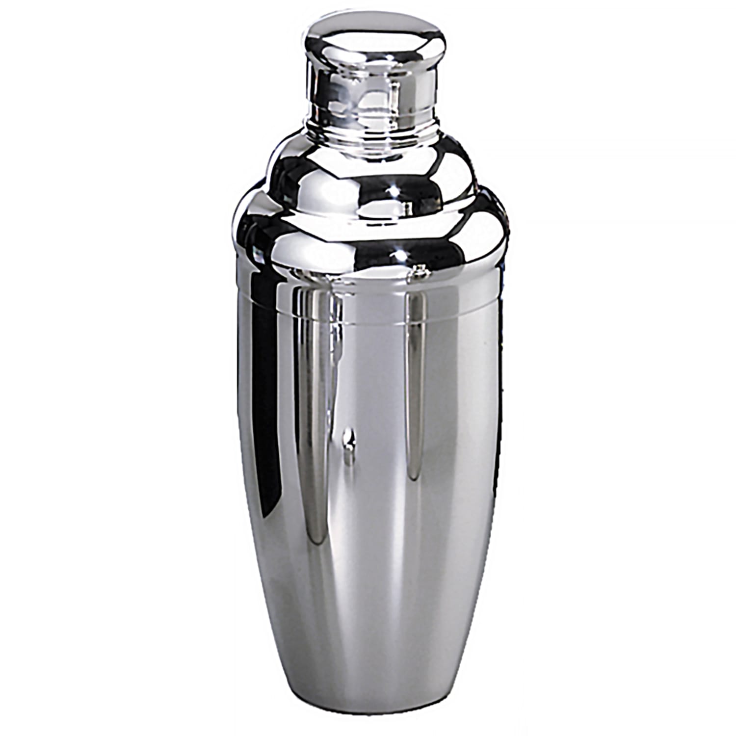 Tablecraft 1224 24 oz Stainless Bar Cocktail Shaker Set, Silver