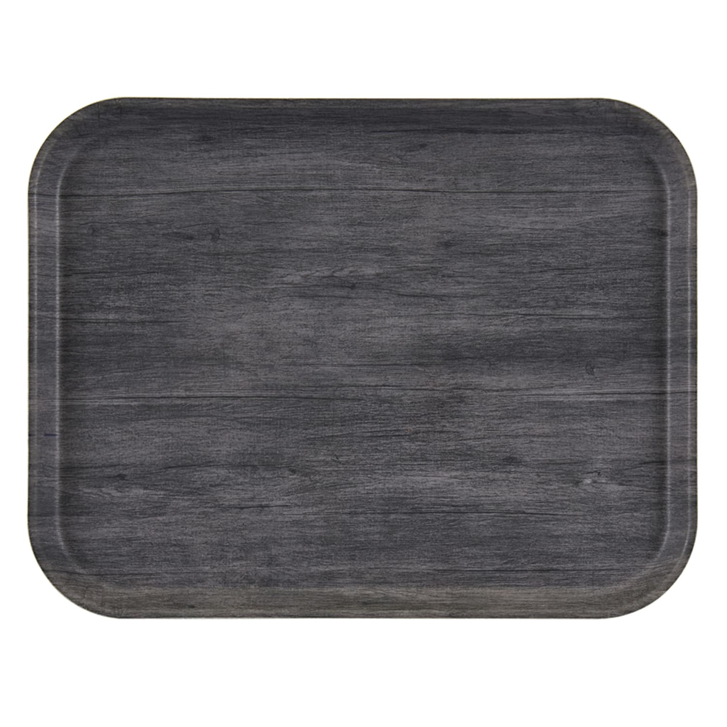 Cambro 1418DCET815 Rectangular Serving EpicTread Camtray - 14 x 18, Fiberglass, Charcoal Gray, 1 Dozen