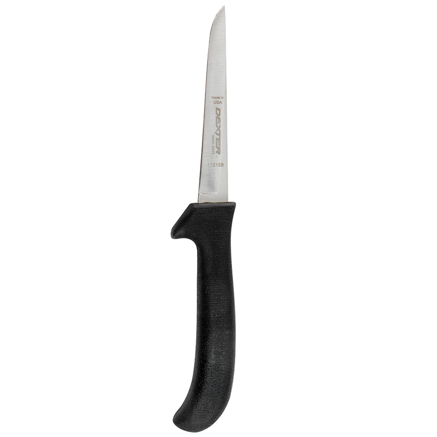 Dexter Russell EP154HGB SANI-SAFE 4 1/2 Deboning Knife w/ Polypropylene Black Handle, Carbon Steel