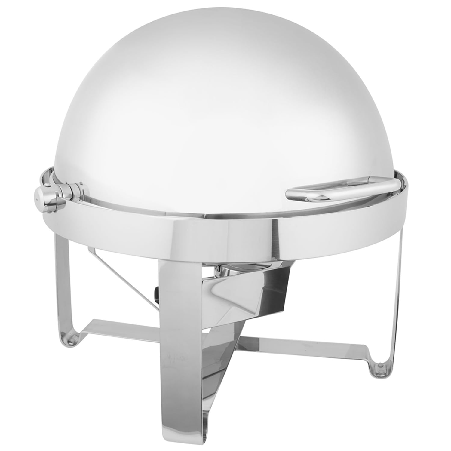 Vollrath 46360 6 qt. Round Chafer w/Roll-top Lid & Chafing Fuel Heat, Roll Top, Stainless Steel