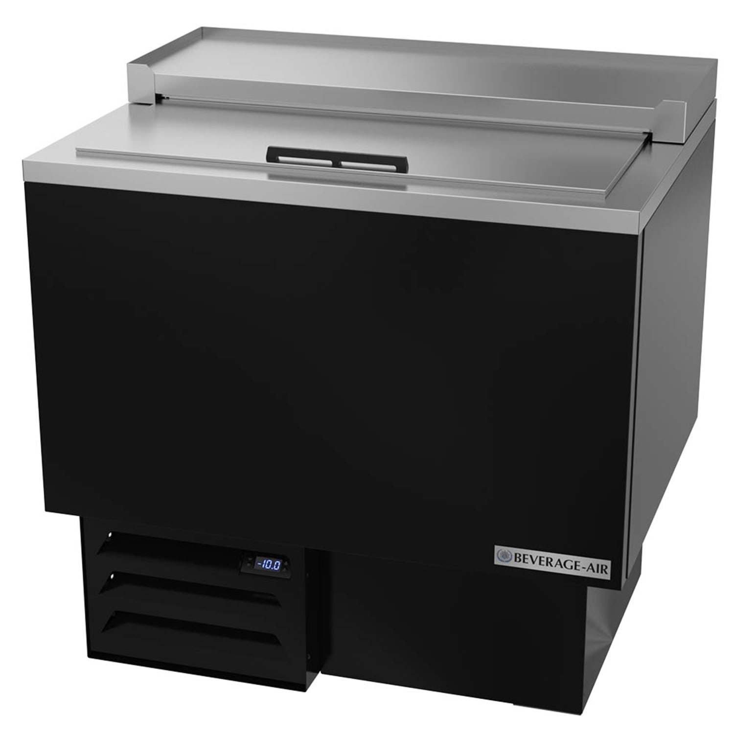 Beverage-Air GF34HC-B 1 Section Hydrocarbon Series Glass Chiller w/ 94 Mug Capacity - Black, 115v, 1/2 HP