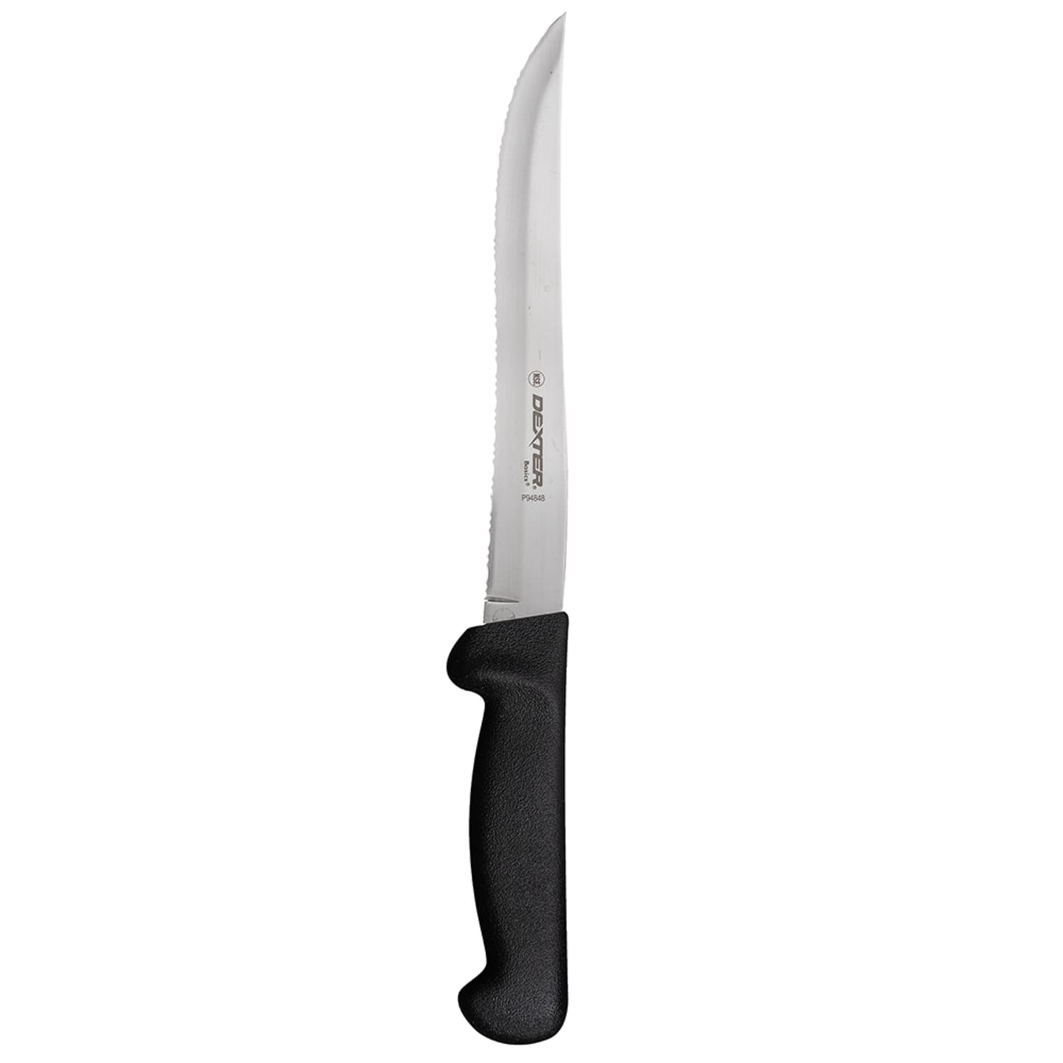 Dexter Russell P94848B 8 Utility Knife w/ Polypropylene Black Handle, Carbon Steel