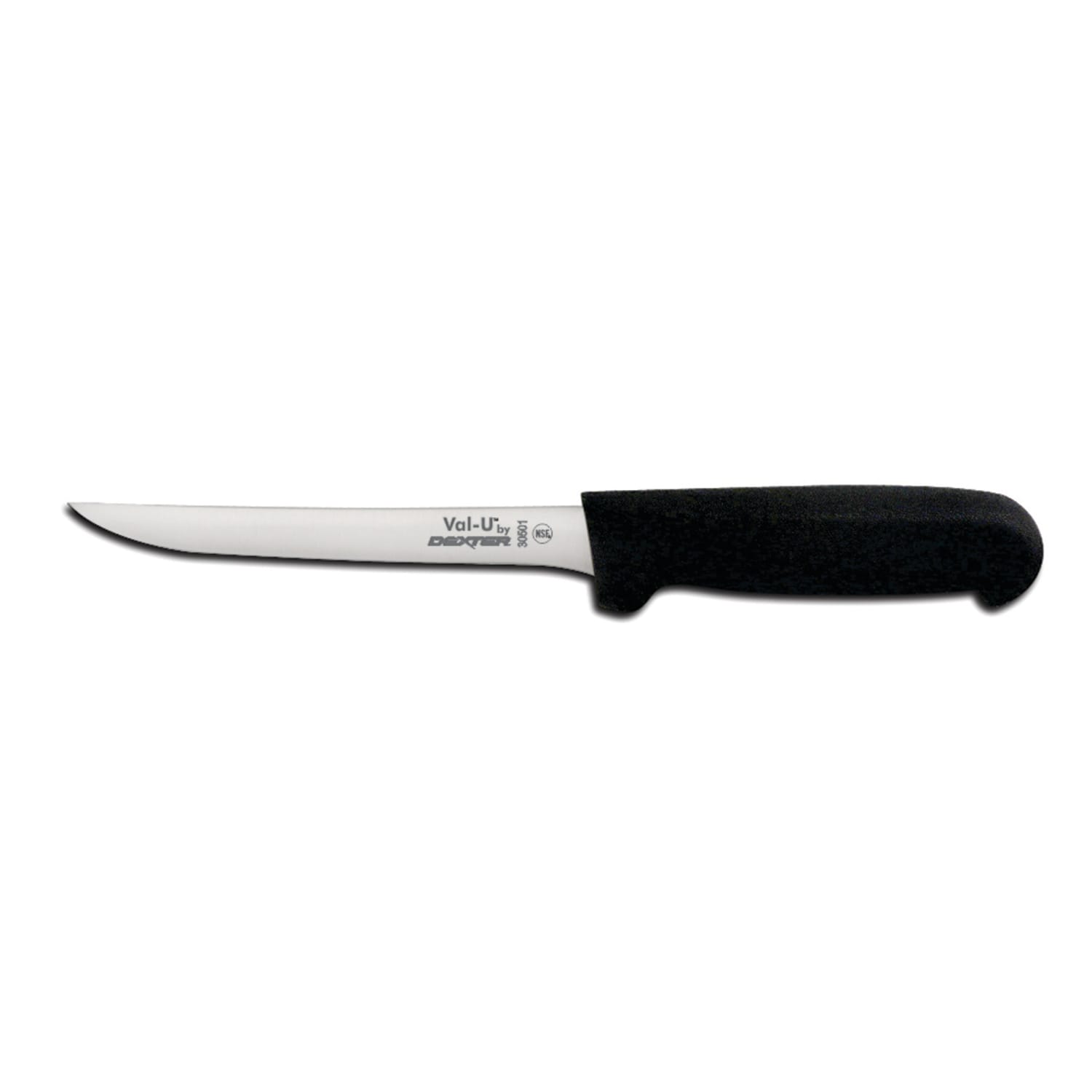 Dexter Russell 30501 6 Boning Knife w/ Black Plastic Handle, Carbon Steel, 6"" DEXSTEEL Blade, Black Polypropylene Handle