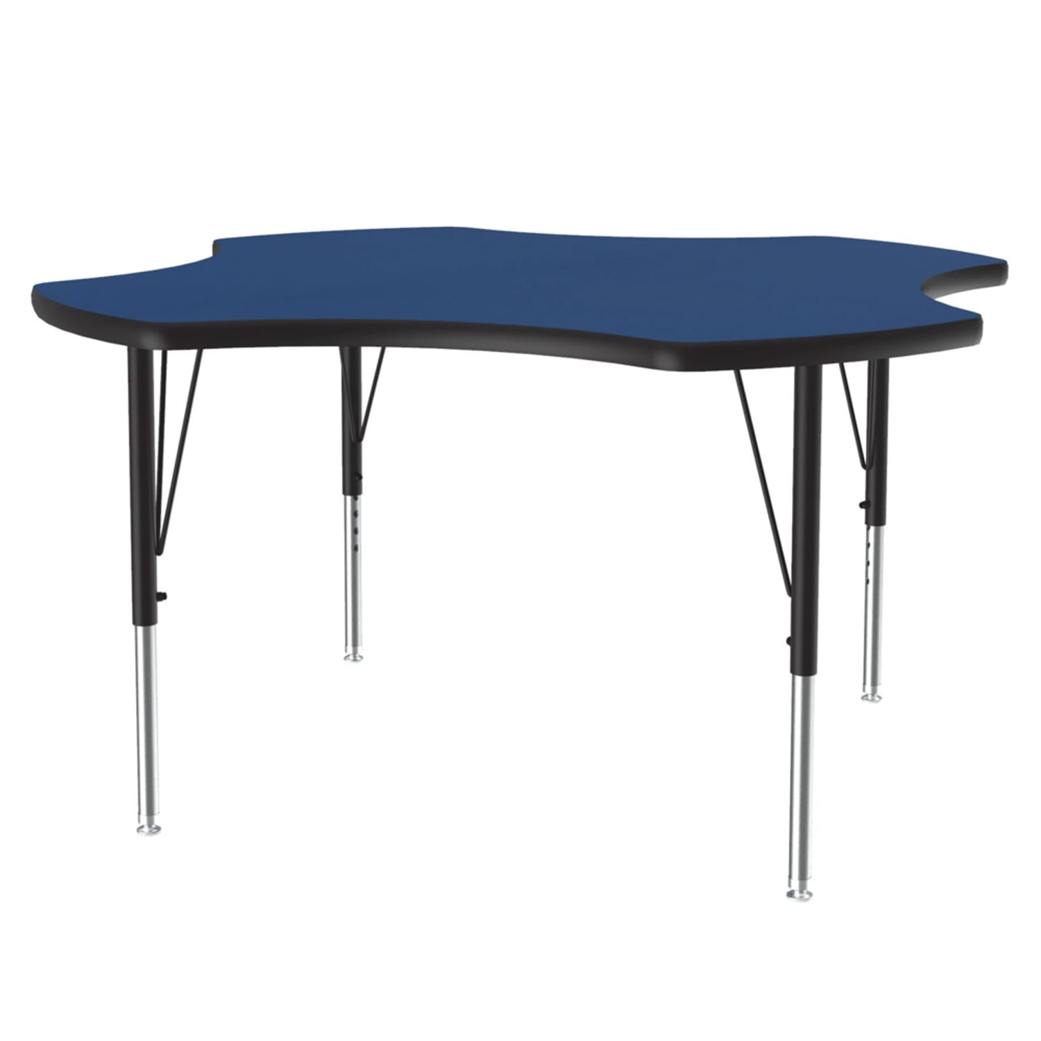 Correll A48-CLO-37-09-09 48 Square Activity Table w/ 1 1/4 High Pressure Top, Blue