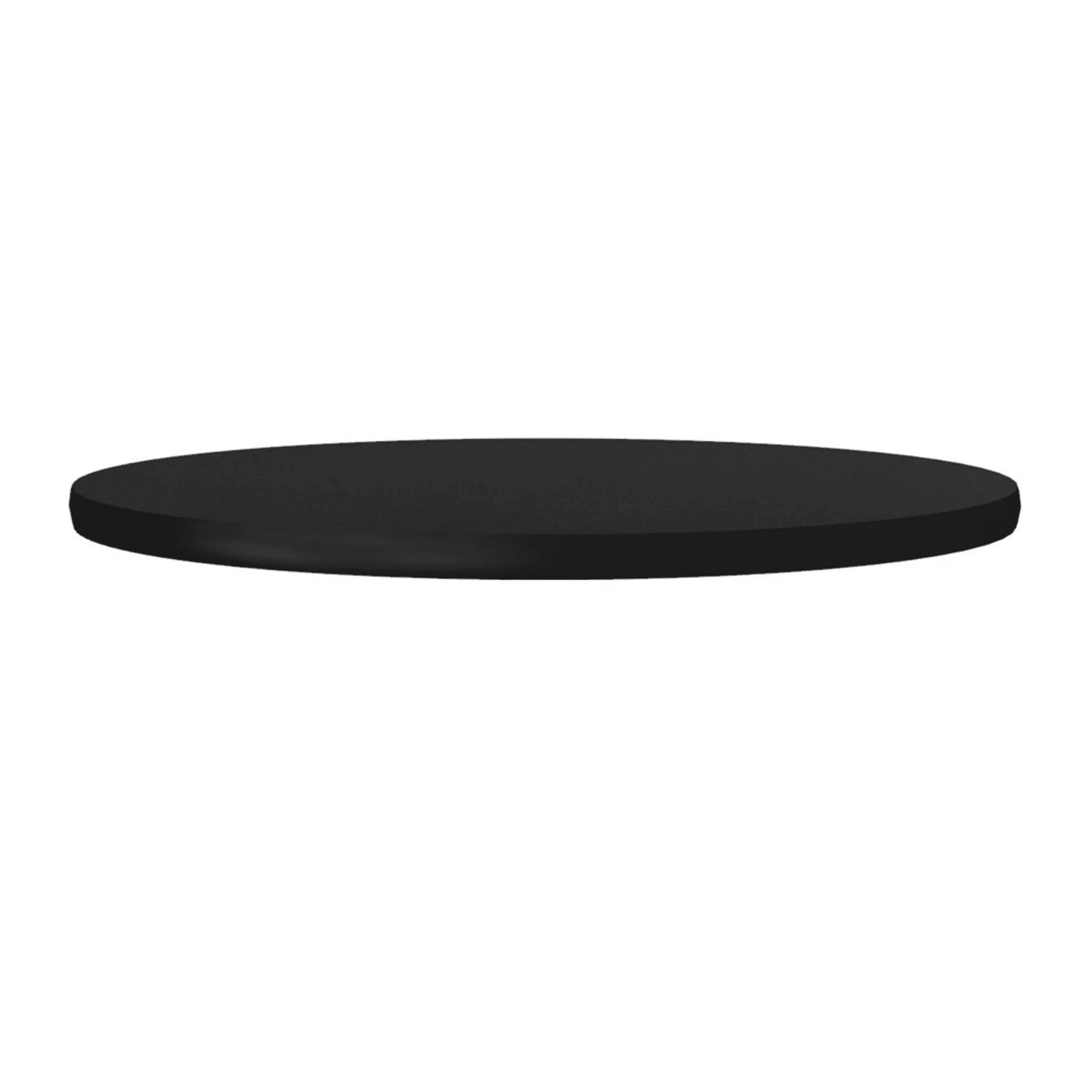 Correll CT30R-07-09 30 Round Cafe Breakroom Table Top, 1 1/4 High Pressure, Black Granite, 1.25 in