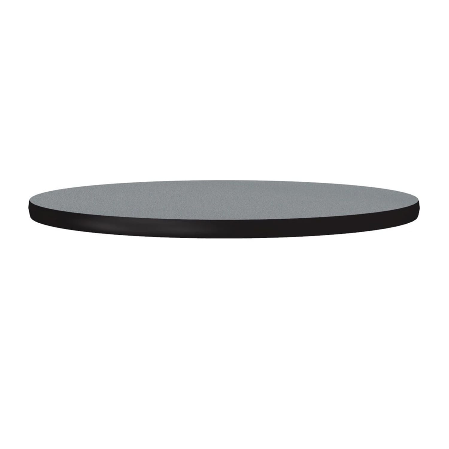 Correll CT30R-15-09 30 Round Cafe Breakroom Table Top, 1 1/4 High Pressure, Gray Granite, 1.25 in