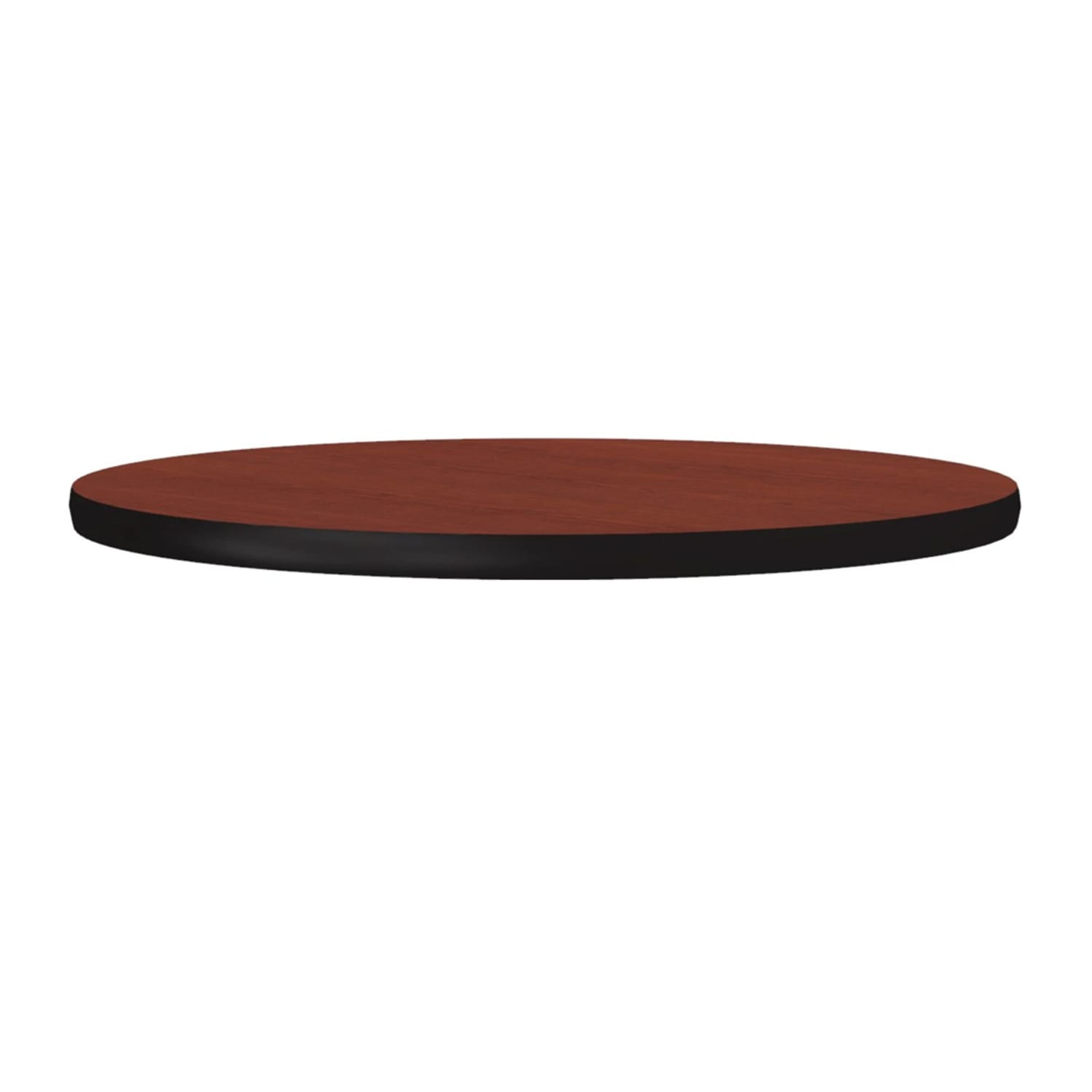 Correll CT30R-21-09 30 Round Cafe Breakroom Table Top, 1 1/4 High Pressure, Cherry, Red, 1.25 in