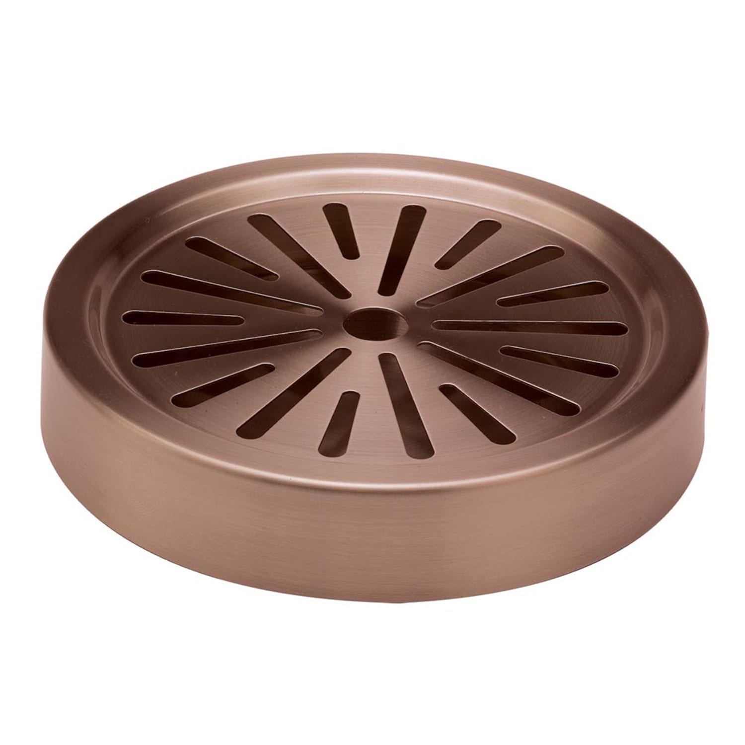 Service Ideas DT6BSRG 6 Round Drip Tray for CBDRT3SSDT - 18/8 Stainless Steel, Rose Gold