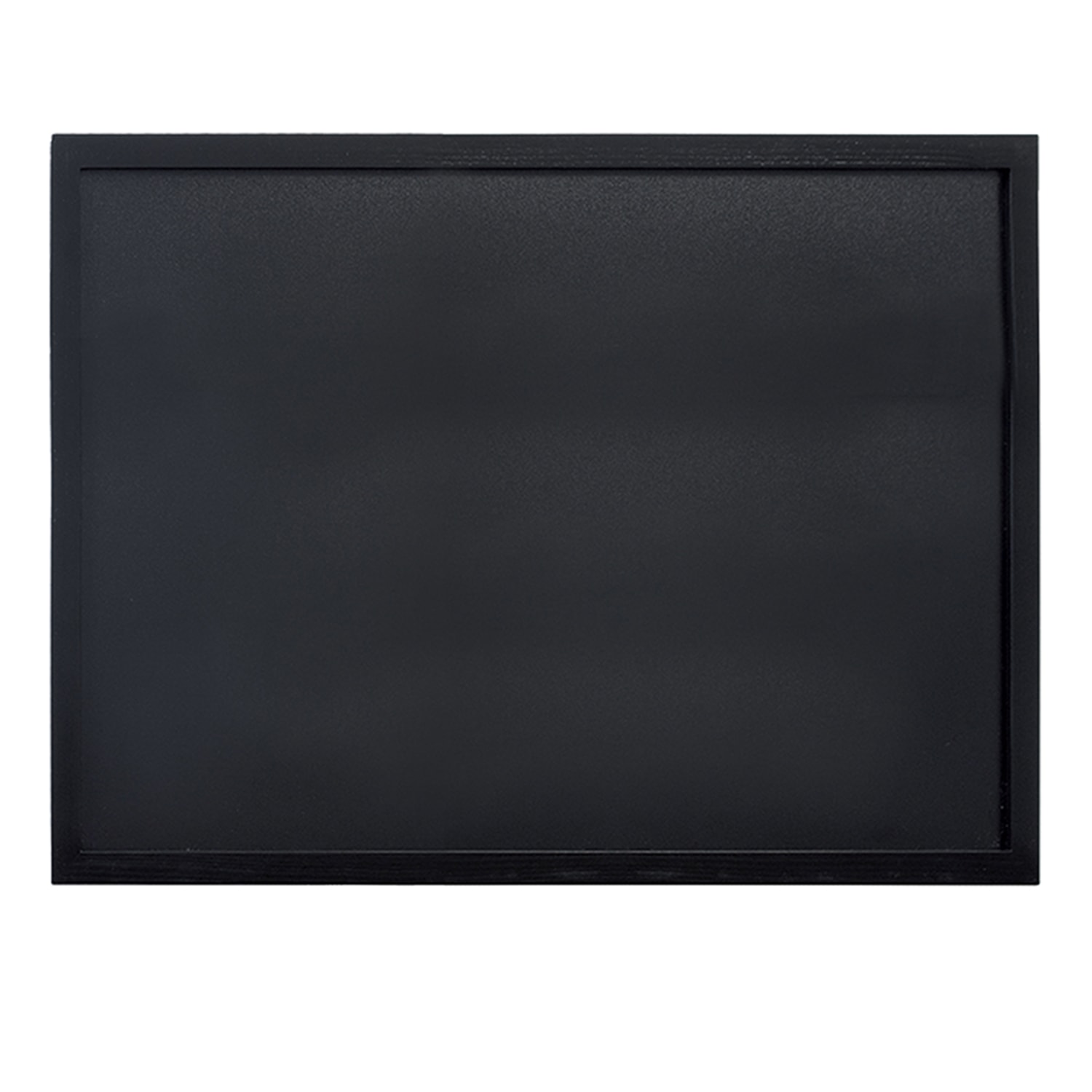 American Metalcraft WBWBL4060 Wall Chalkboard w/ White Marker - 15 3/4W x 23 5/8H, Black Wood Frame, White Chalk Marker