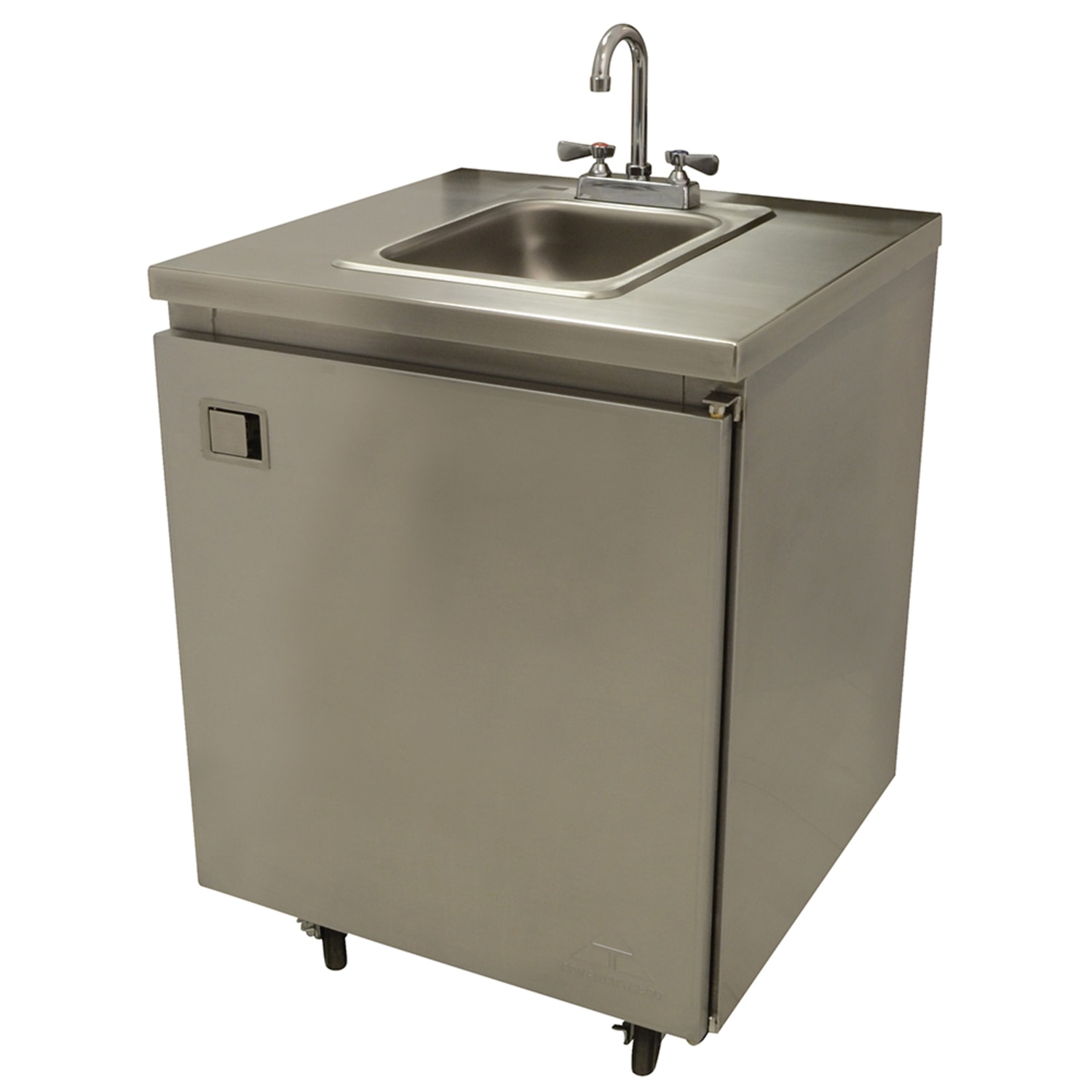 Advance Tabco SHK-MSC-31C 35 1/2H Portable Hand Sink w/ 5D Bowl, Cold Water, Fresh and Waste Water Tanks, Stainless Steel