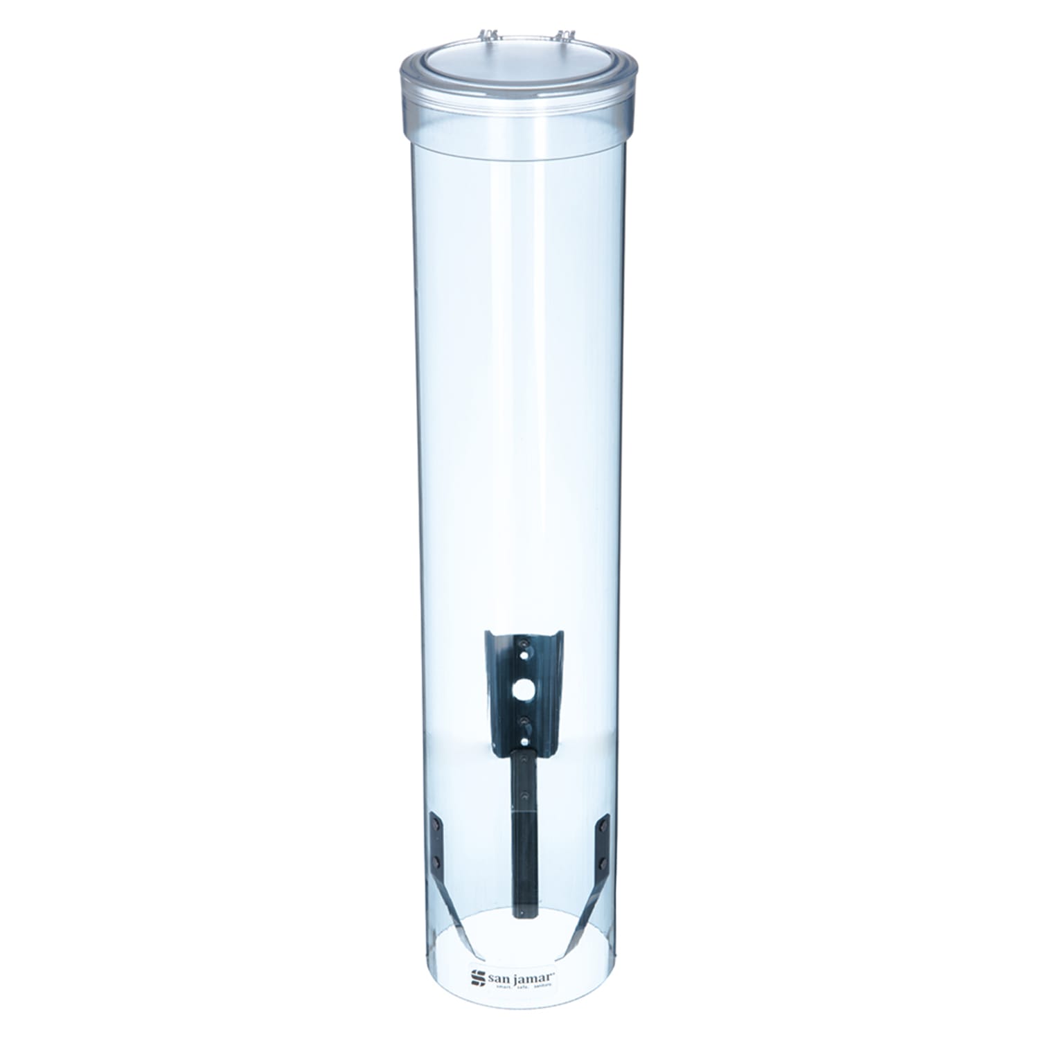 San Jamar C3165TBL Cup Dispenser, Surface Mount, Cone & Paper Cups, Blue