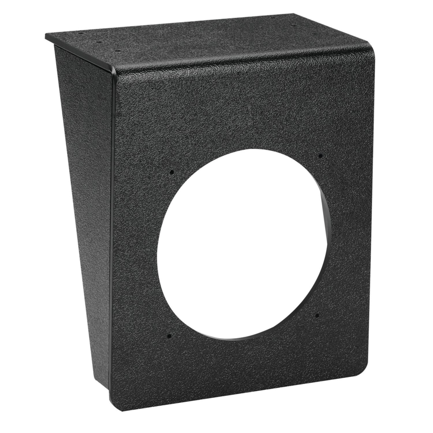 Dispense-Rite UCMB-1BT Surface Mount Undercounter Dispenser Bracket for 1 Cup or Lid Dispenser - Plastic, Black