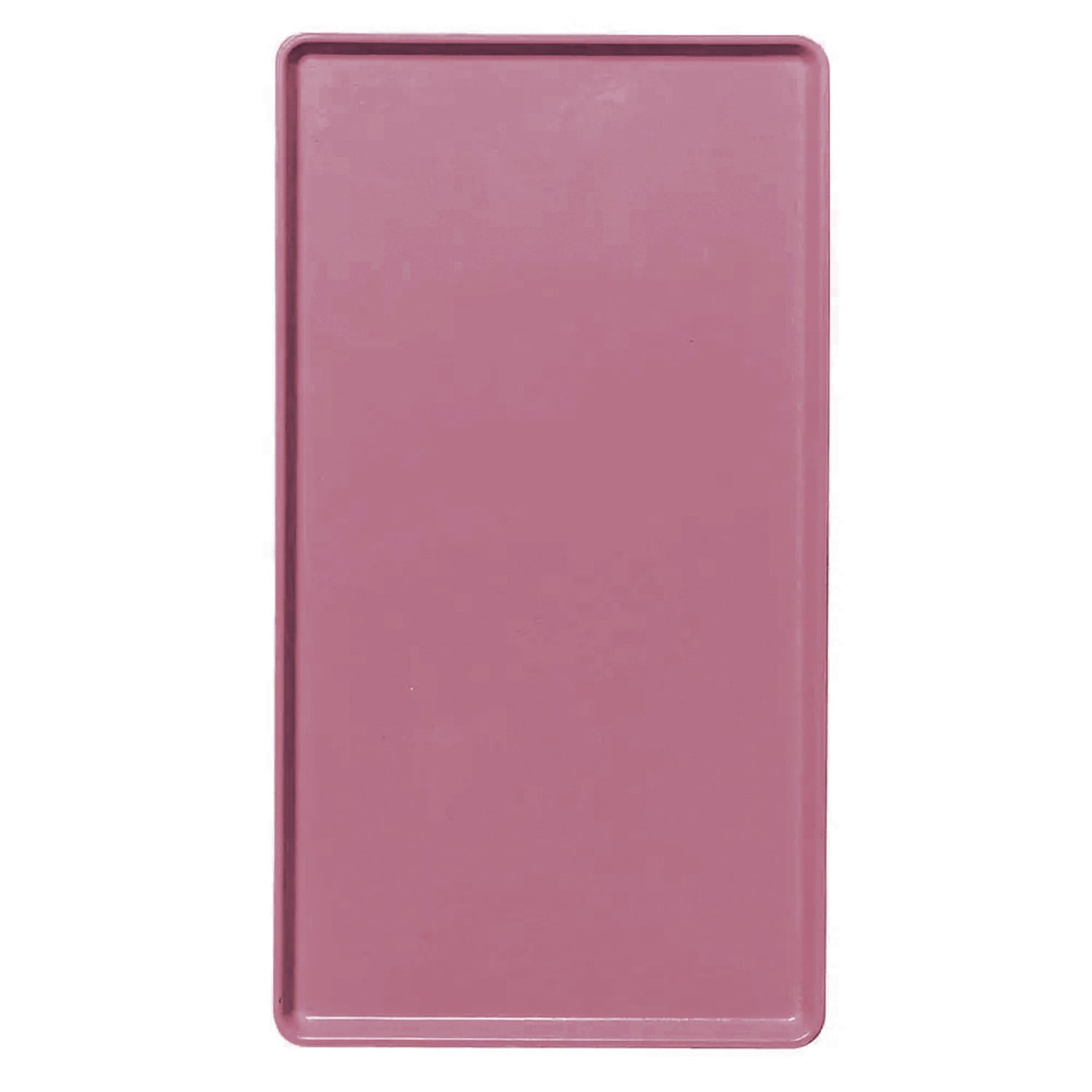 Cambro 1520D410 Rectangular Dietary Tray, 15 x 20 3/16, Raspberry Cream, Red, Case of 12
