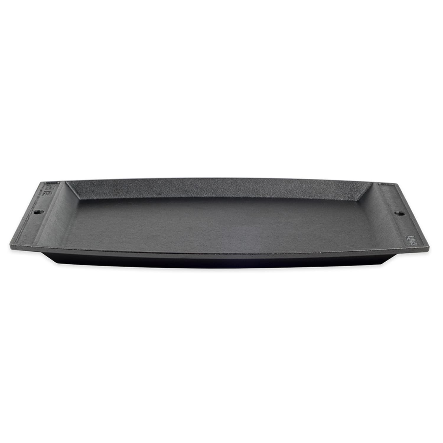 Lodge LJSCP3 Lodge Logic Jumbo Cast Iron Chefs Platter, 12x15, Black