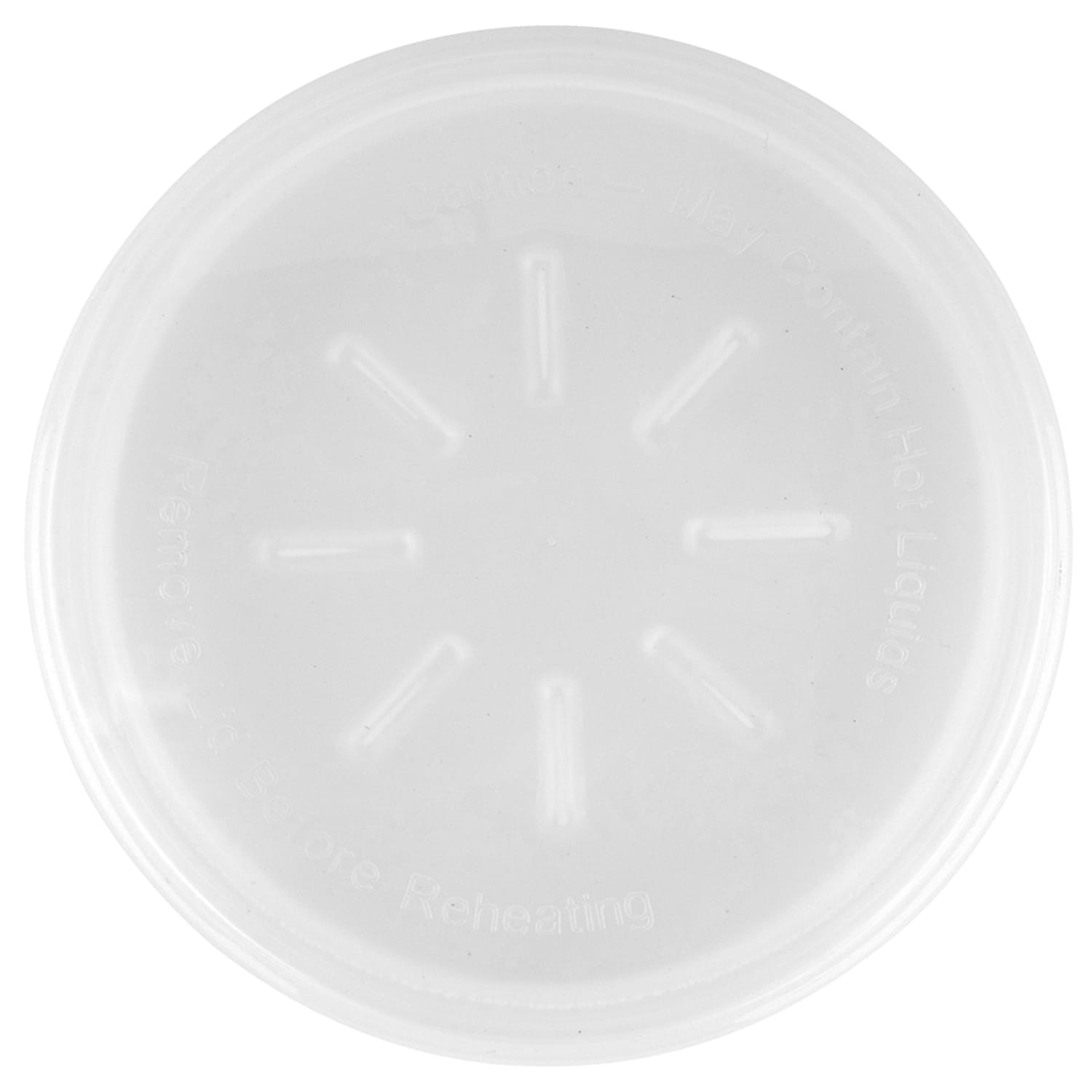 GET EC-07-LID-CL Soup Container Lid Only for EC-07 & EC-13, Clear, 1 Dozen