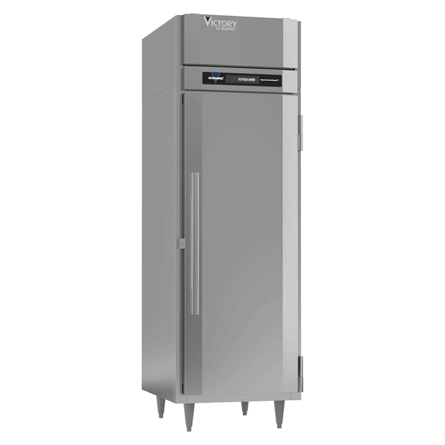 Victory Refrigeration FS-1D-S1-HC 26 1/2 UltraSpec 1 Section Reach In Freezer, 1 Right Hinge Solid Door, 115v, Stainless Steel