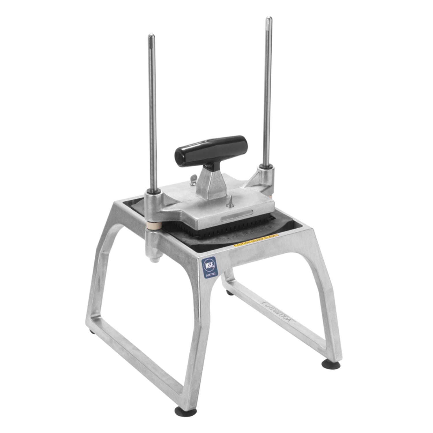 Vollrath 55458 InstaCut 5 1/10 Vertical Manual Food Chopper w/ 3/8 Cut, Aluminum, Stainless Steel