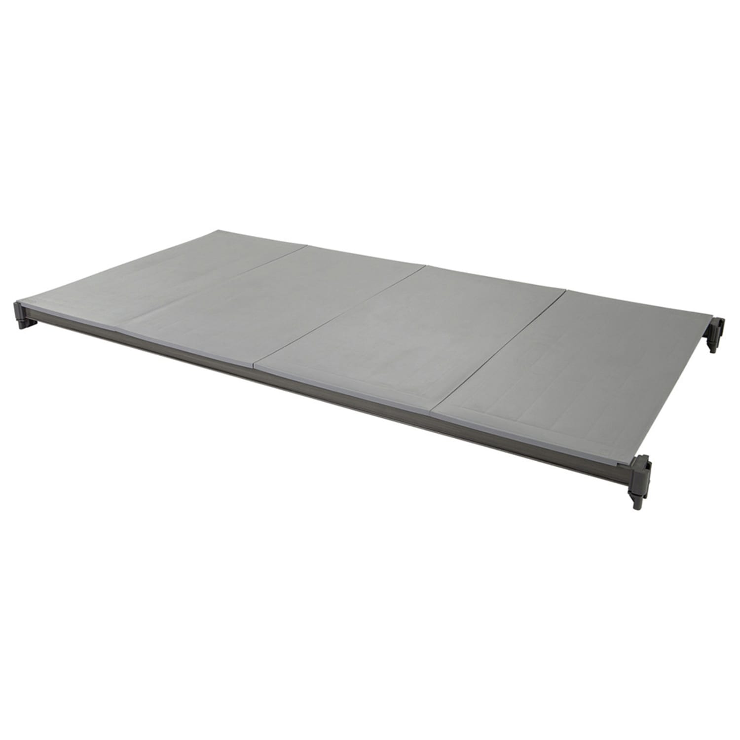 Cambro CBSK1830S1580 Camshelving Basics Polymer Solid Shelf Kit - 18 x 30, Brushed Graphite