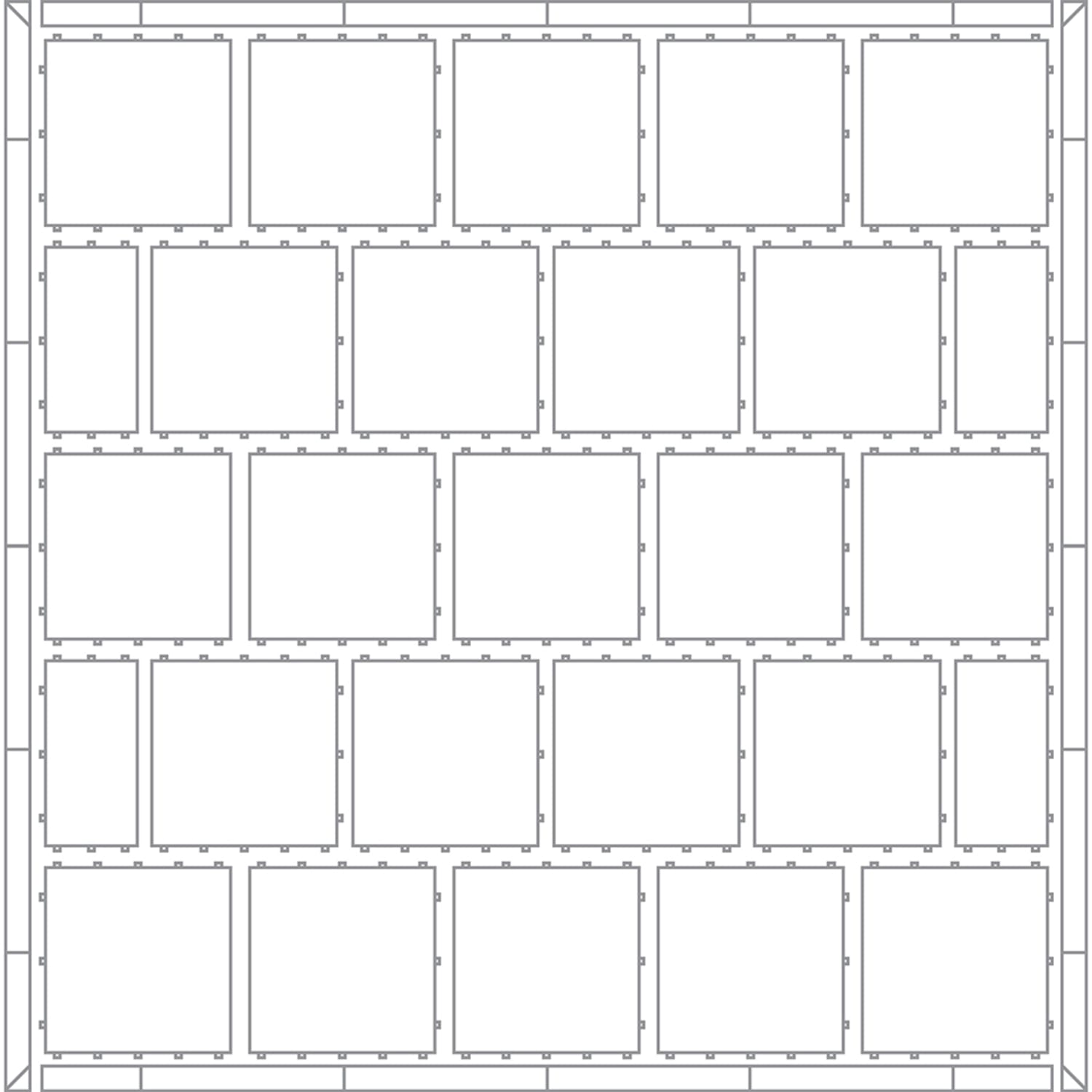 Forbes Industries 3210FK1 Florlok 1 Portable Dance Floor Set - 9 ft x 24 ft, Hardwood w/ Aluminum Frame, Stainless Steel